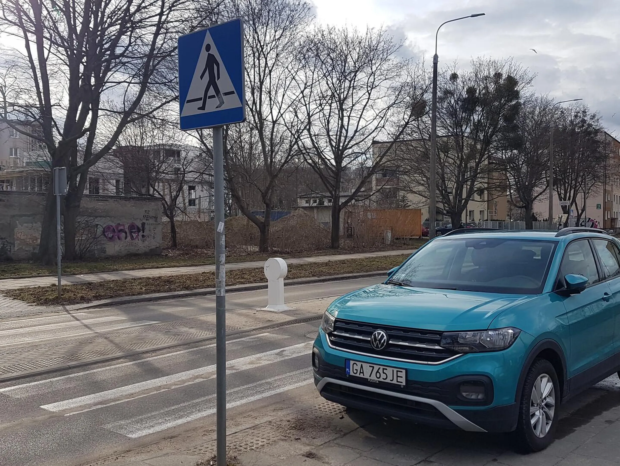 Władczyni przejść dla pieszych i chodników na Zamenhoffa