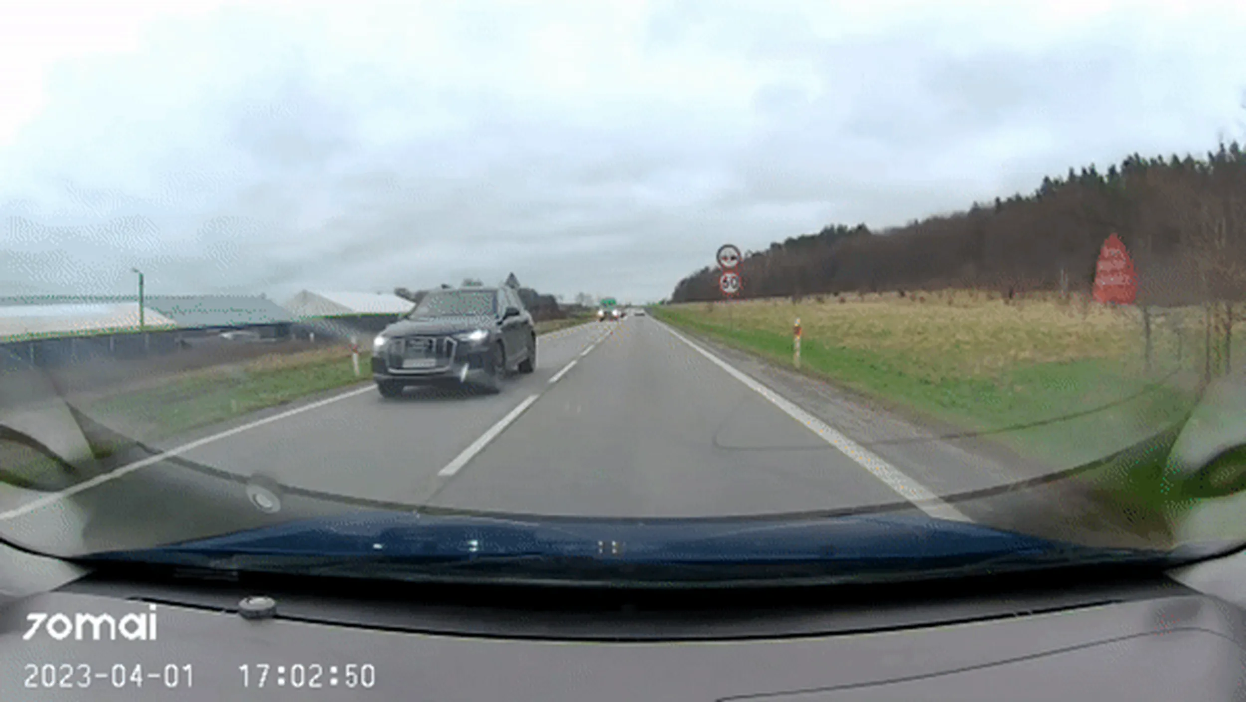 Zakaz wyprzedzania, ciągłą, wzniesienie nie dotyczy piątego zera