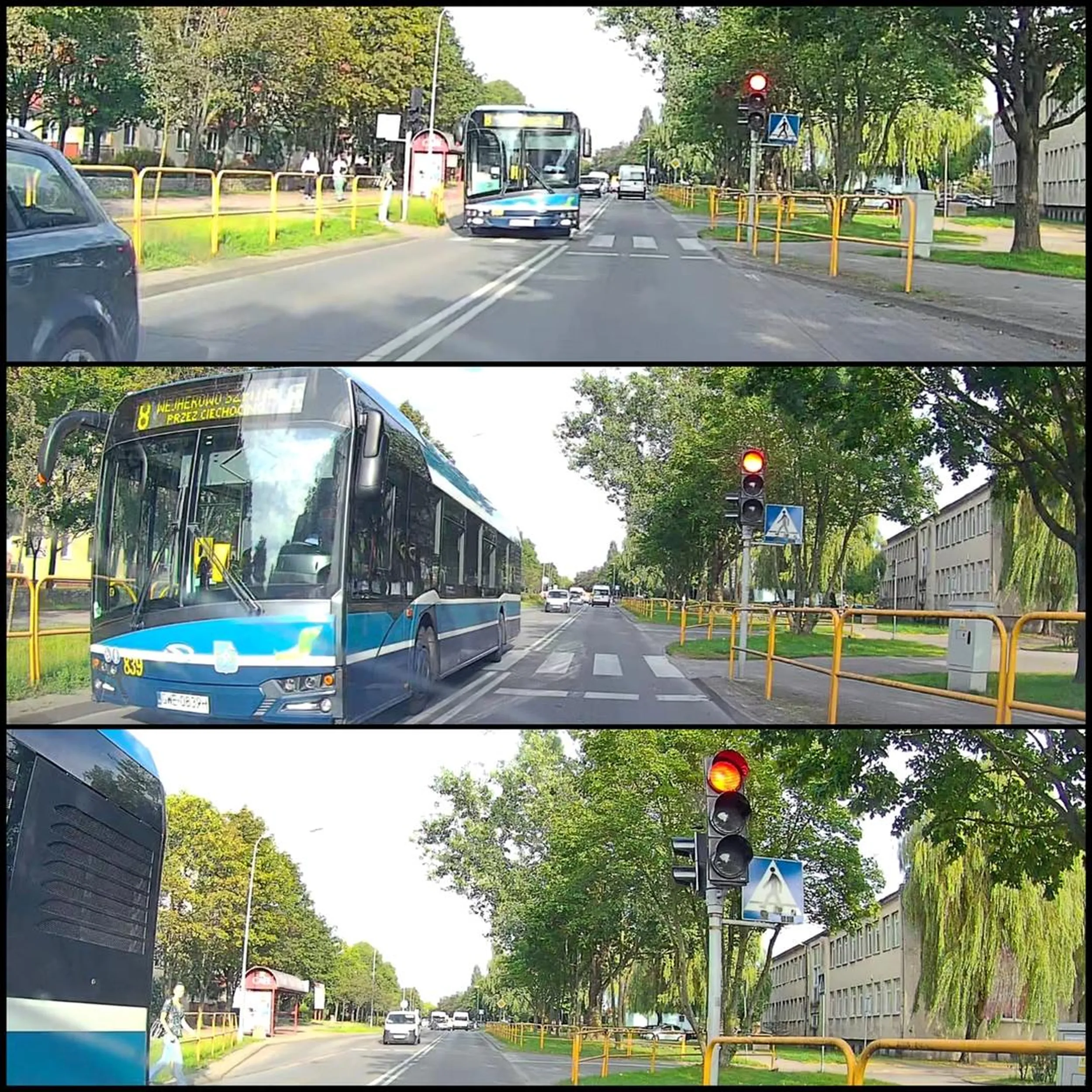 Niezbyt ładnie jak na zawodowego kierowcę