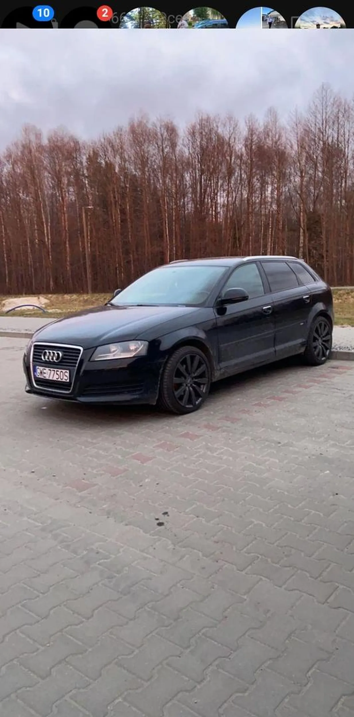 strach za tym sztruclem jechać, klepie jak ciapek