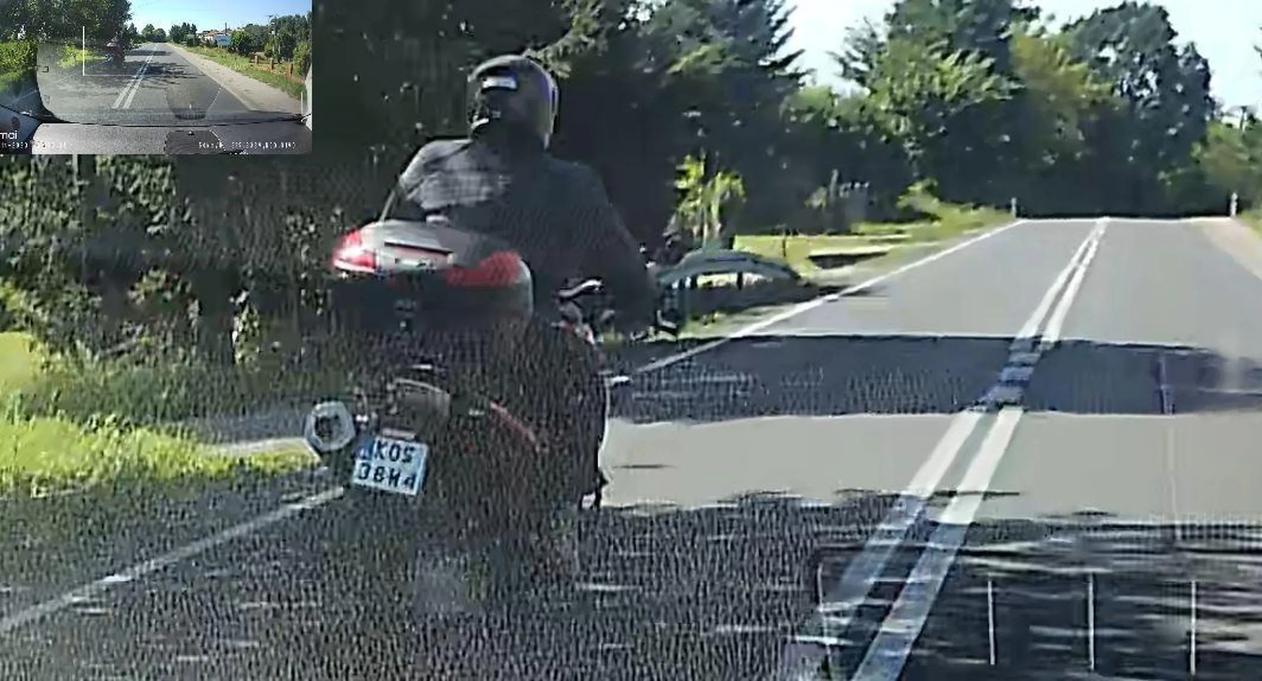 wszystkich lewą stroną. pewnie, motorów podwójna ciągła nie obowiązuje przecież