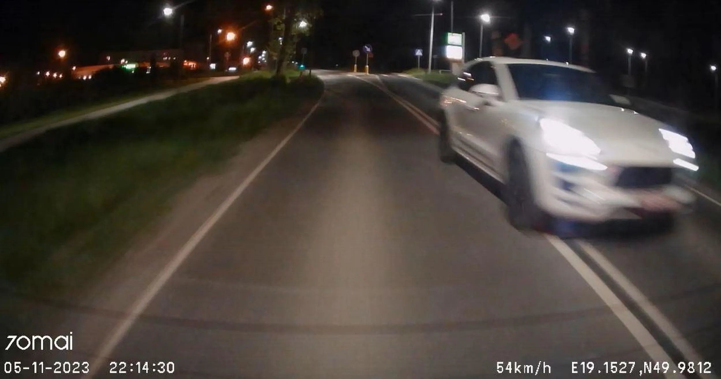 szybkie białe nieprzestrzegające przepisów porsz