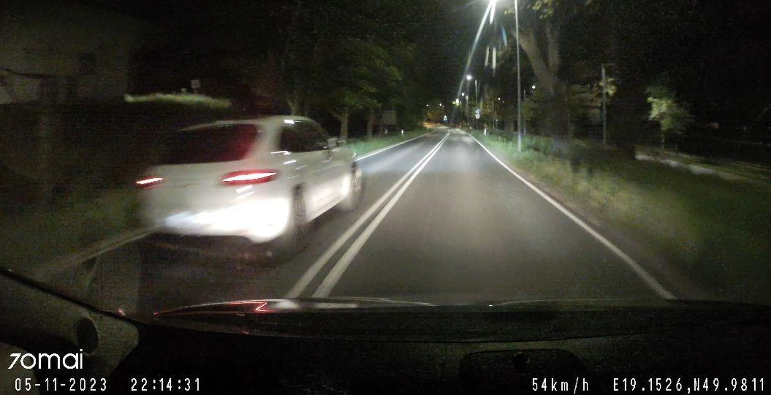 szybkie białe nieprzestrzegające przepisów porsz