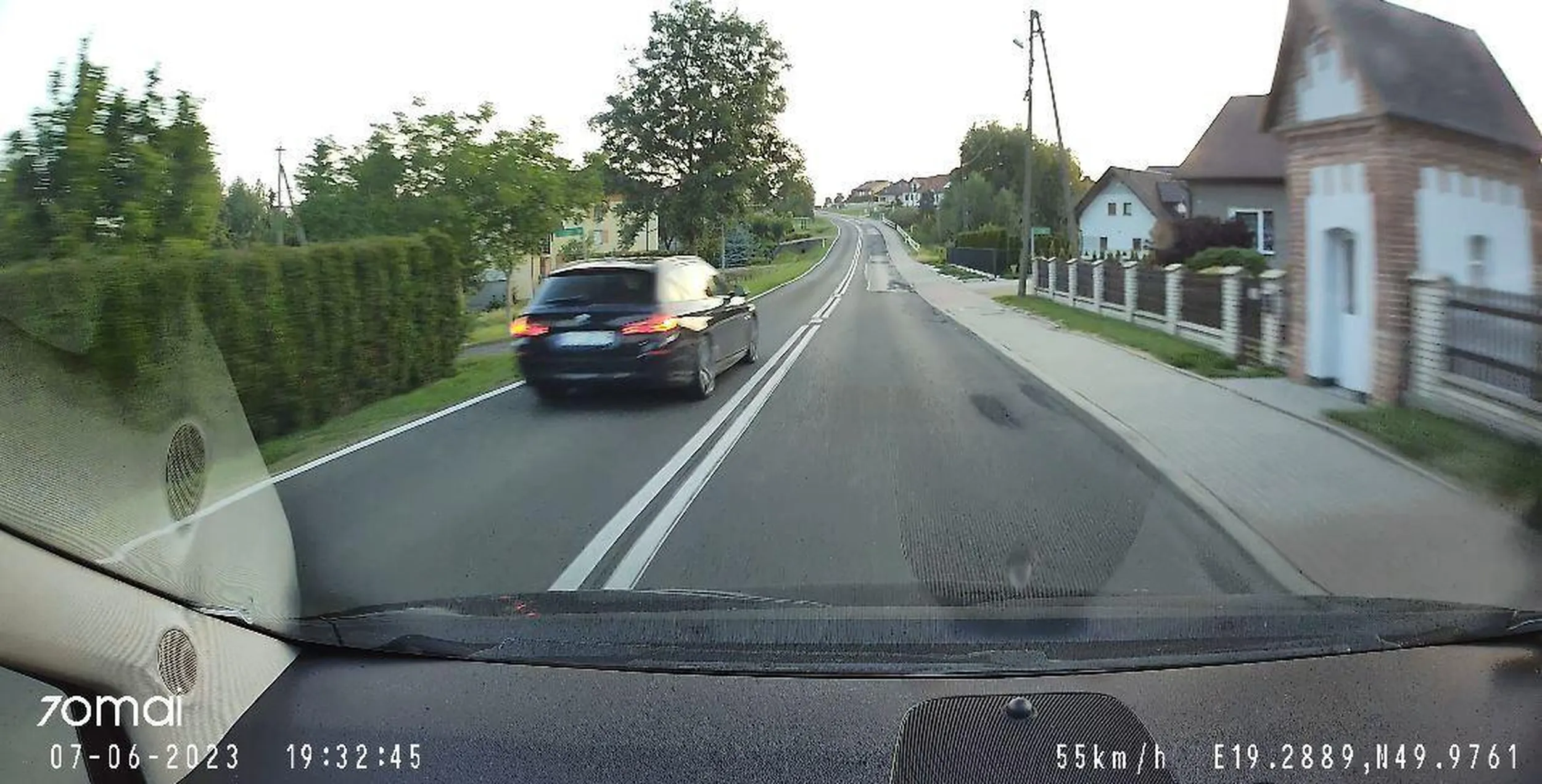 teren zabudowany i podwójna linia ciągła nie interesują mnie