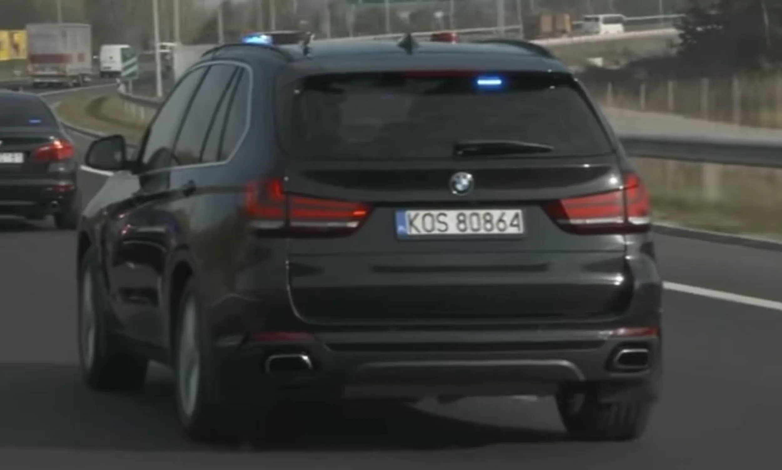 Pojazd Służby Ochrony Państwa, zwykle jeździ w kolumnie Premiera Morawieckiego.