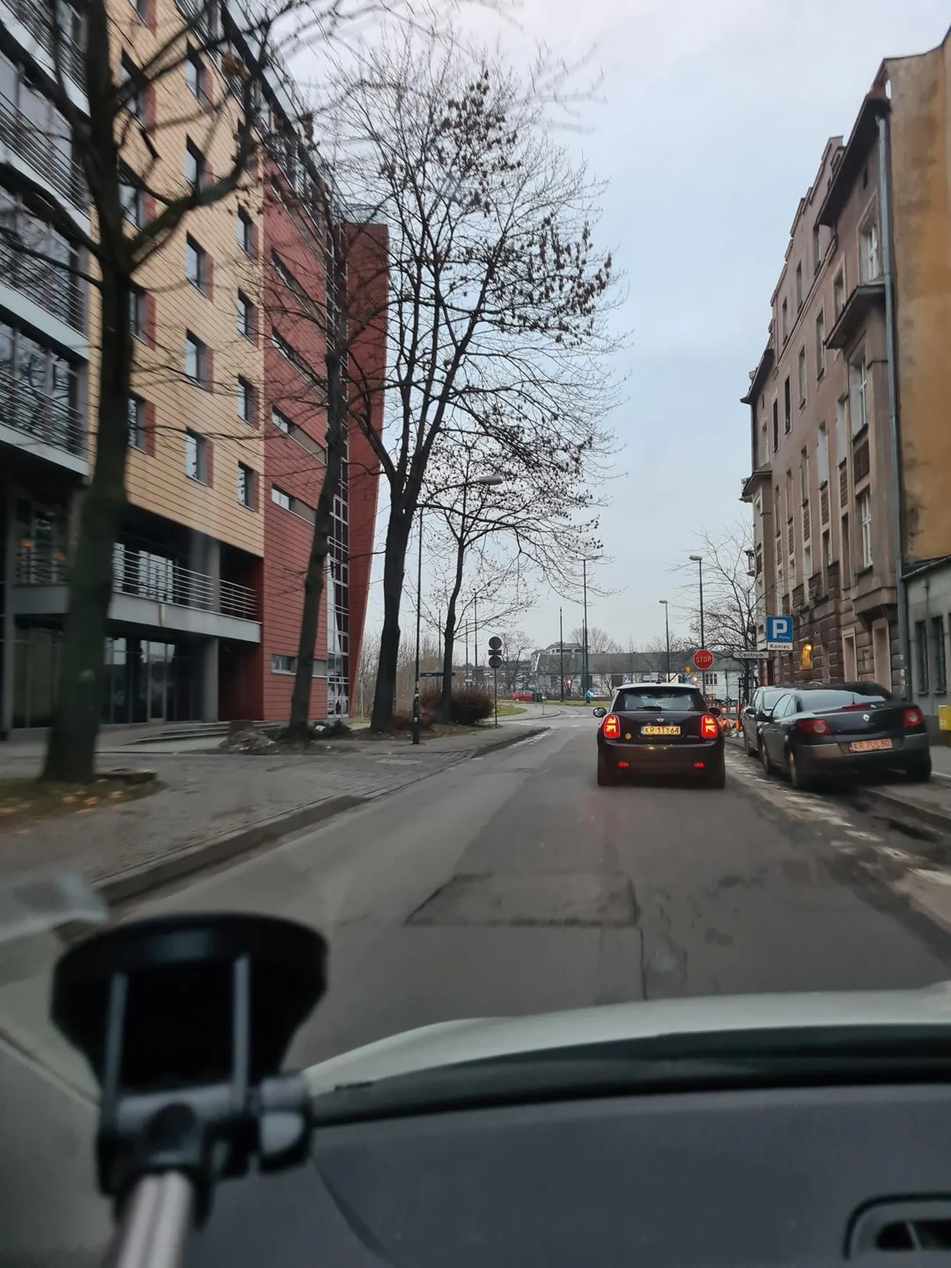 Kierowca wymusza pierwszeństwo