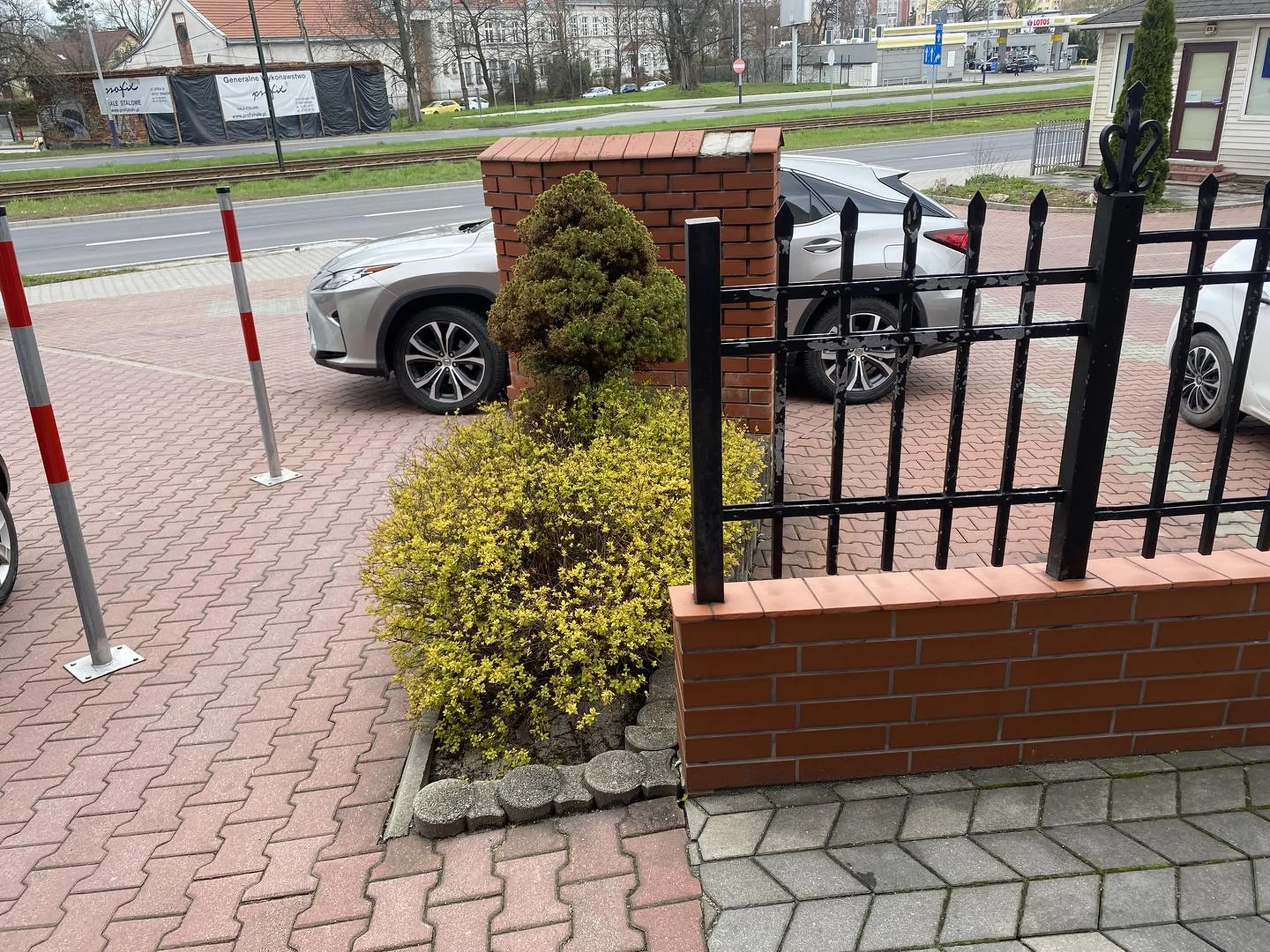 Pastuch przyjechał na rehabilitację, legitymacji inwalidy brak ale za to odznacza się mocno inwalidztwem umysłowym. Nie dość ze samochód zostawiony w poprzek wyznaczonego miejsca parkingowego to na dodatek zastawione przejście dla pieszych, które specjalnie odgrodzone jest słupkami. Następnym razem odjedziesz na kapciu. / Kraków, Małopolskie Centrum Krioterapii