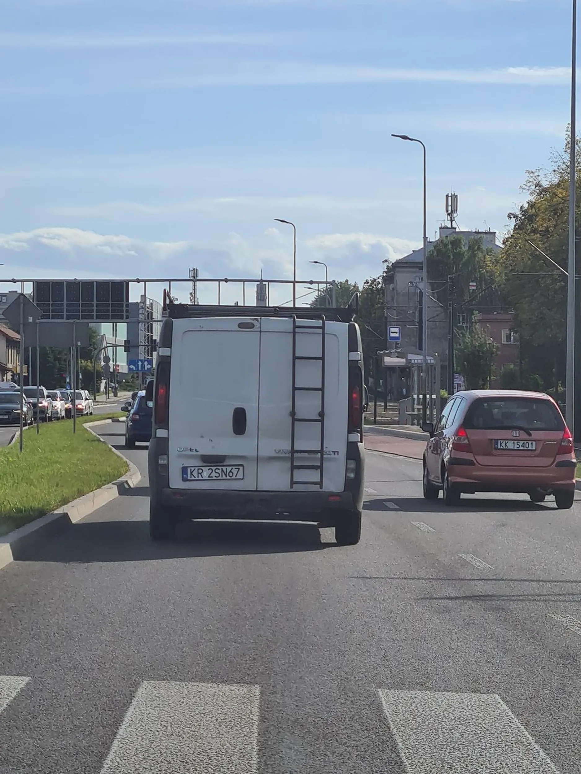 Kierowca wymusza pierwszeństwo