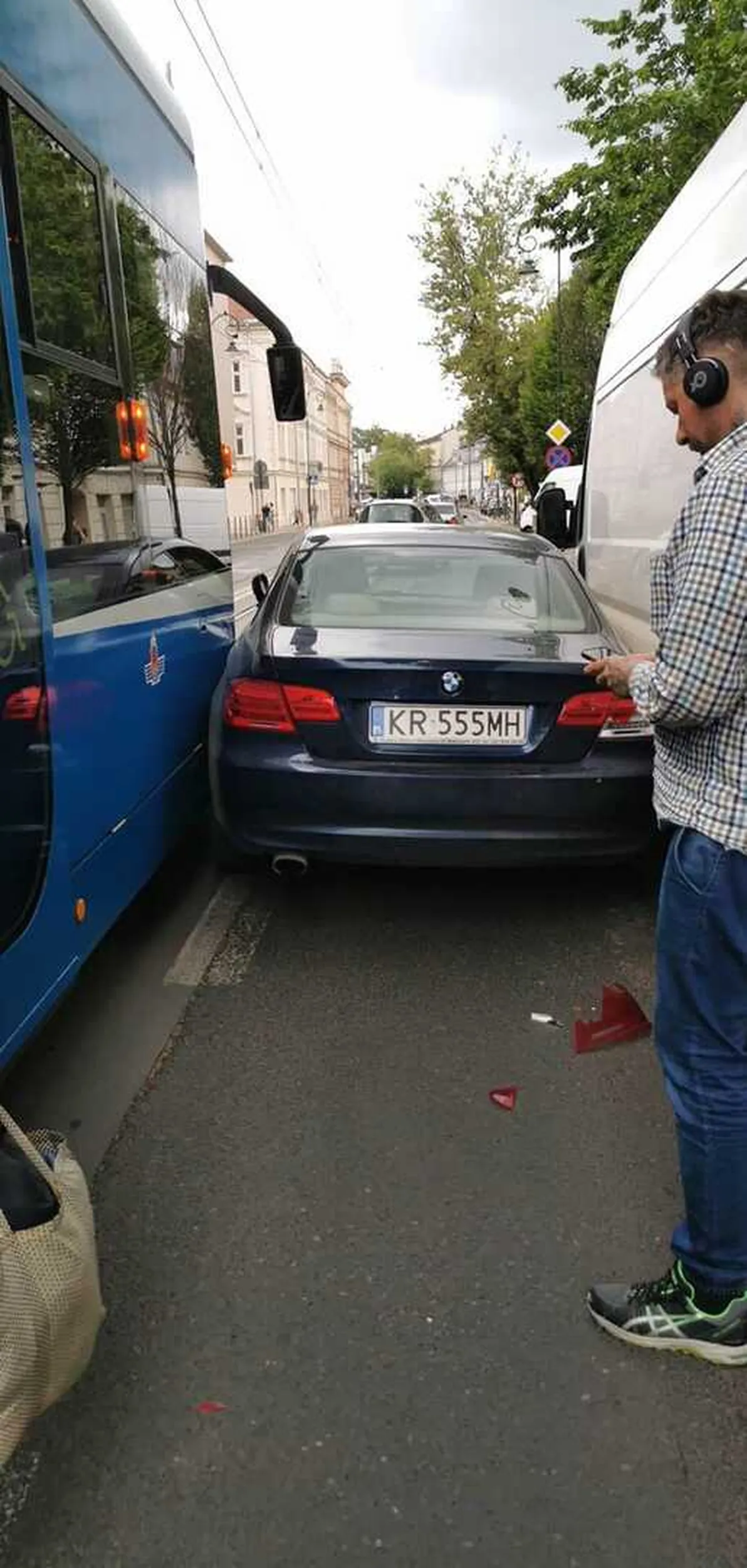 Chciał się siłować z tramwajem - tramwaj wygrał