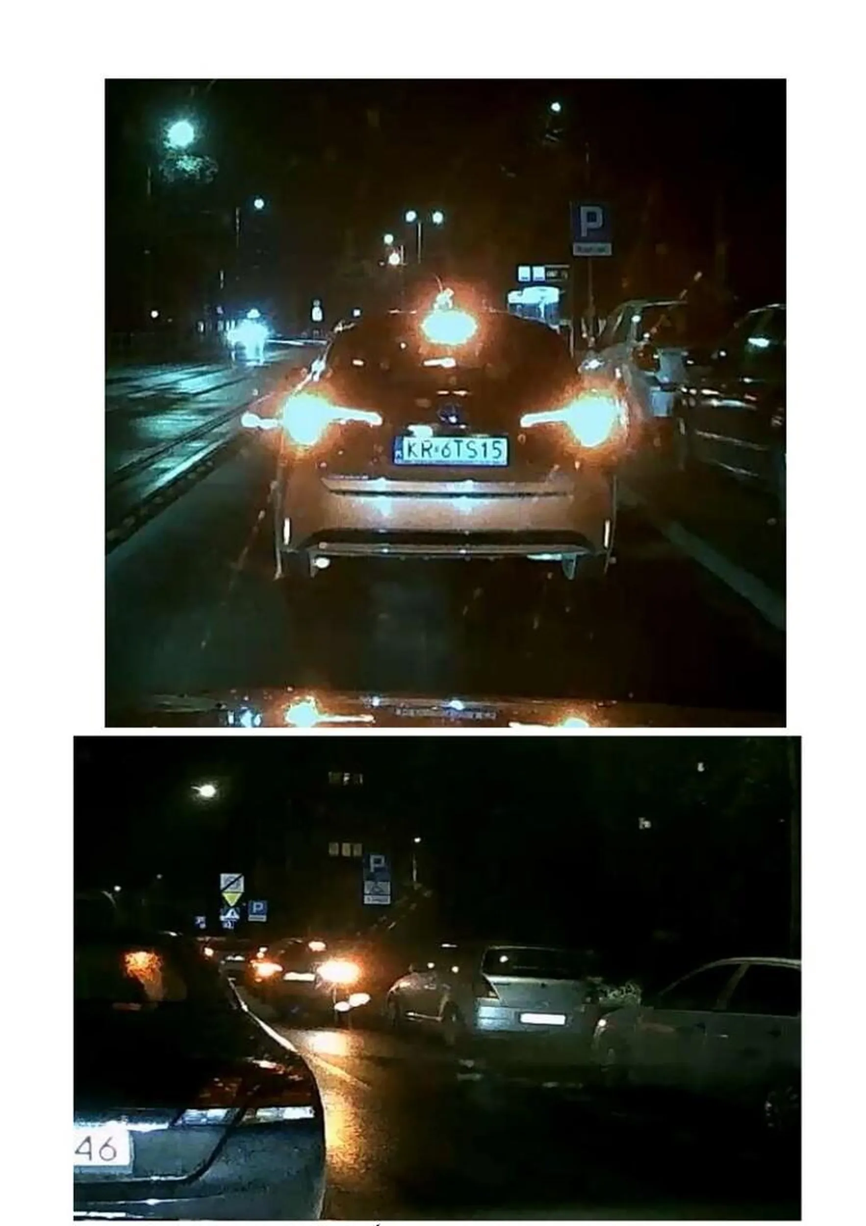 W dn. 19/10/2023 o godz. 19:59 przy ulicy Nowowiejskiej 4 Kraków uszkodziłaś swoją czerwoną Toyotą Corolla combi KR6TS15 samochód Suzuki Swift szarego koloru. Najpierw zaparkowałaś skosem na światłach awaryjnych w miejscu parkowania równoległego, gdzie nawet nie było miejsca wyznaczonego bo to wjazd, blokując przejazd większym autom na i tak ciasnej ulicy, a nastepnie pokracznie wyjeżdzając do tyłu zahaczyłaś o zderzak przedni suzuki naruszając zaczepy i niszcząc lakier. Nie dało się tego nie słyszeć z wnętrza twojego auta, pół ulicy to słyszało. Nad twoim prawym tylnim nadkolem to białe, głębokie przerysowanie to efekt tego co zrobiłaś. Twój pech, że kamerka wszystko nagrała/ spokojnie jakość nagrania jest o wiele lepsza niż foto ze zrzutów ekranu/. Jaką trzeba być mentalną mendą i burakiem, żeby zniszczyć komuś auto i uciec. Jeśli bolą cię szkody z OC bo nie umiesz jeździć to zmień auto z kombi na mniejsze, a jeszcze lepiej na autobus, który będzie cie woził. Jaśli boisz się mandatów