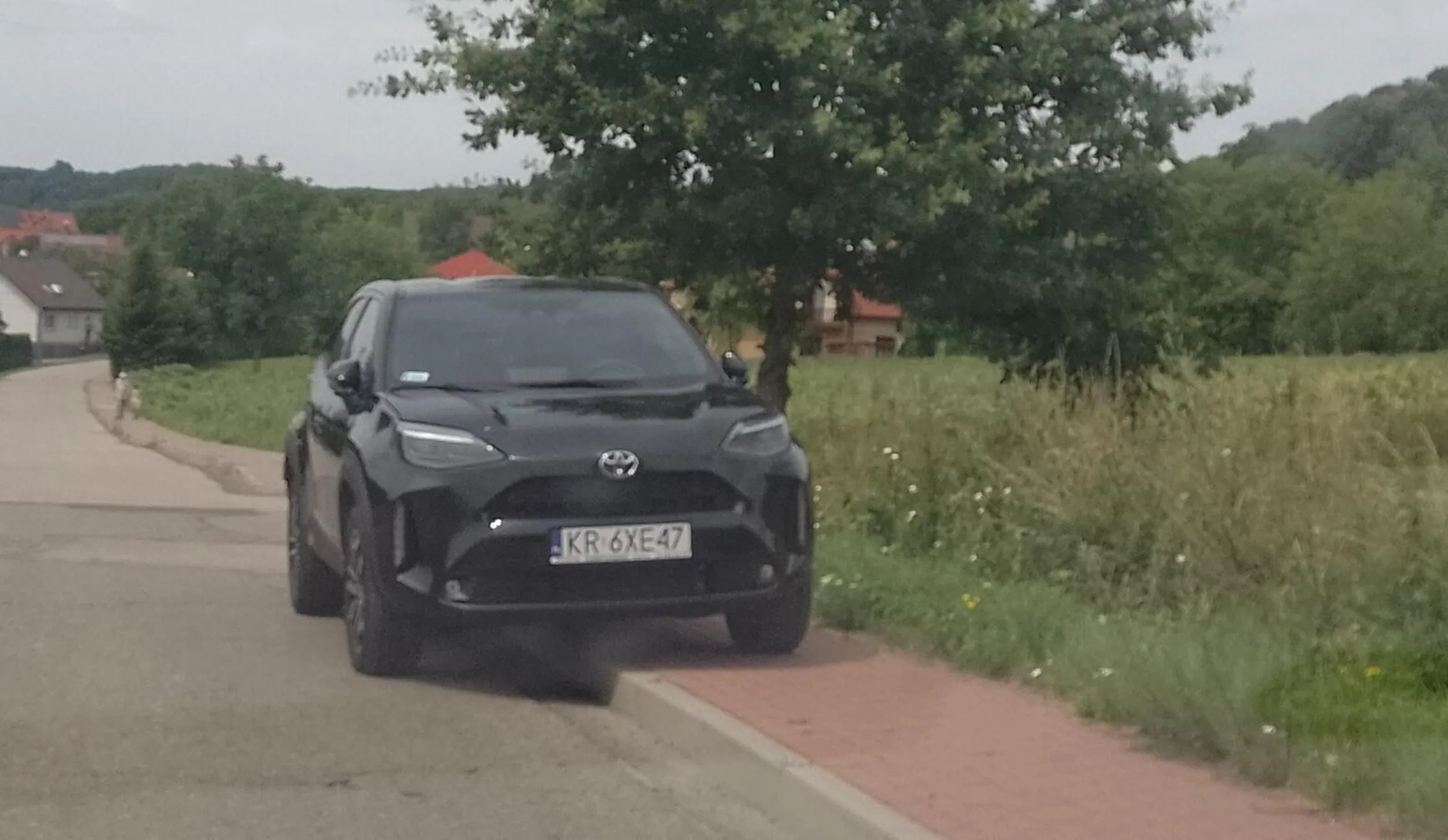 Panisko sobie tu stanie a pieszy plebs niech obchodzi naokoło.