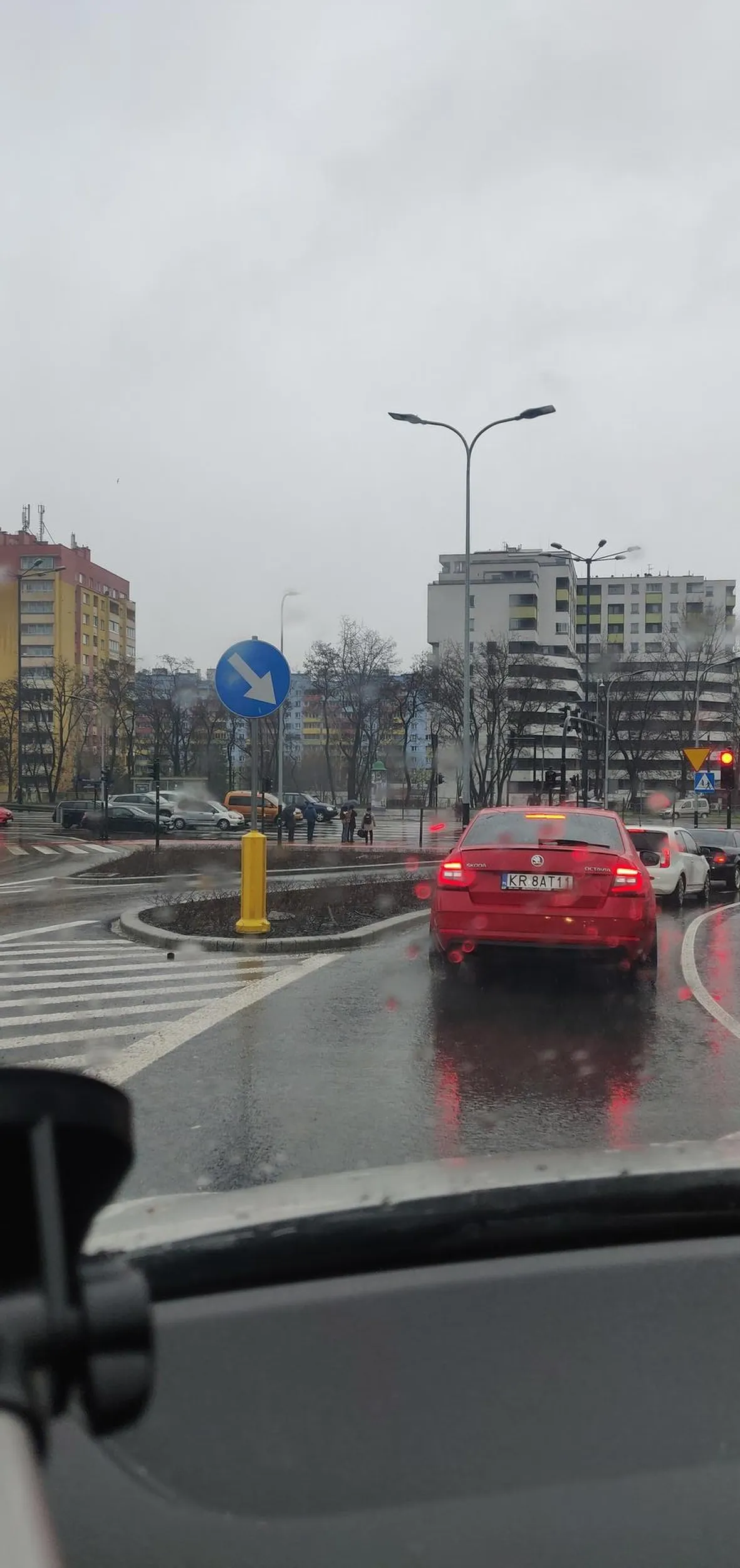 Kierowca wymusza pierwszeństwo