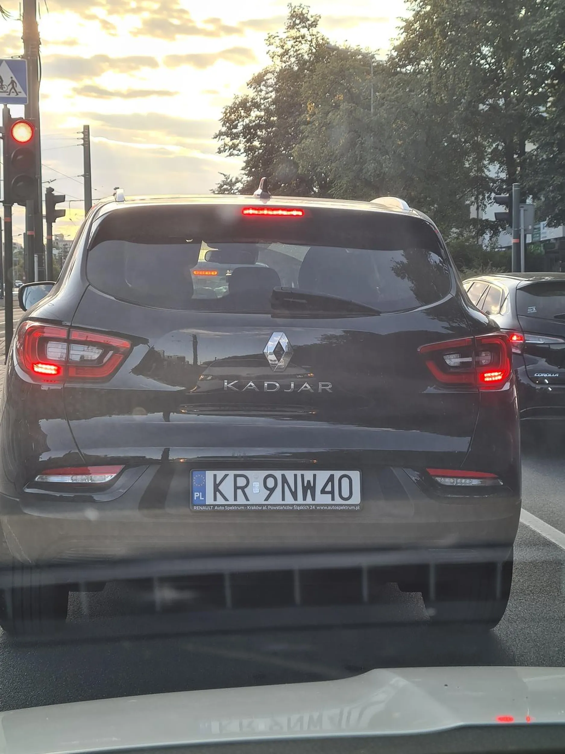 Kierowca wymusza pierwszeństwo