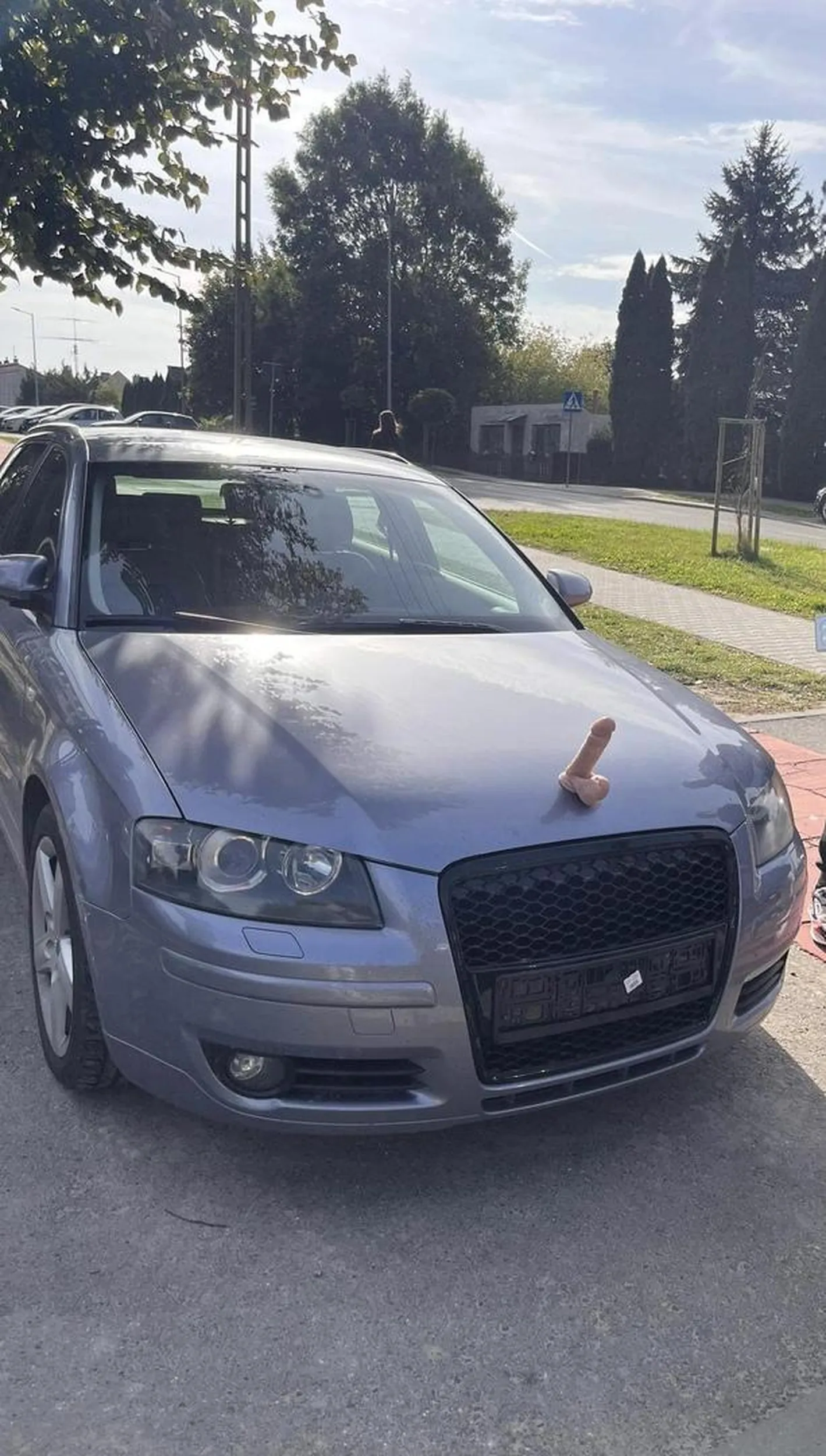 Nie pozdrawiam kierowcy audi jedzi z jaguarem na masce