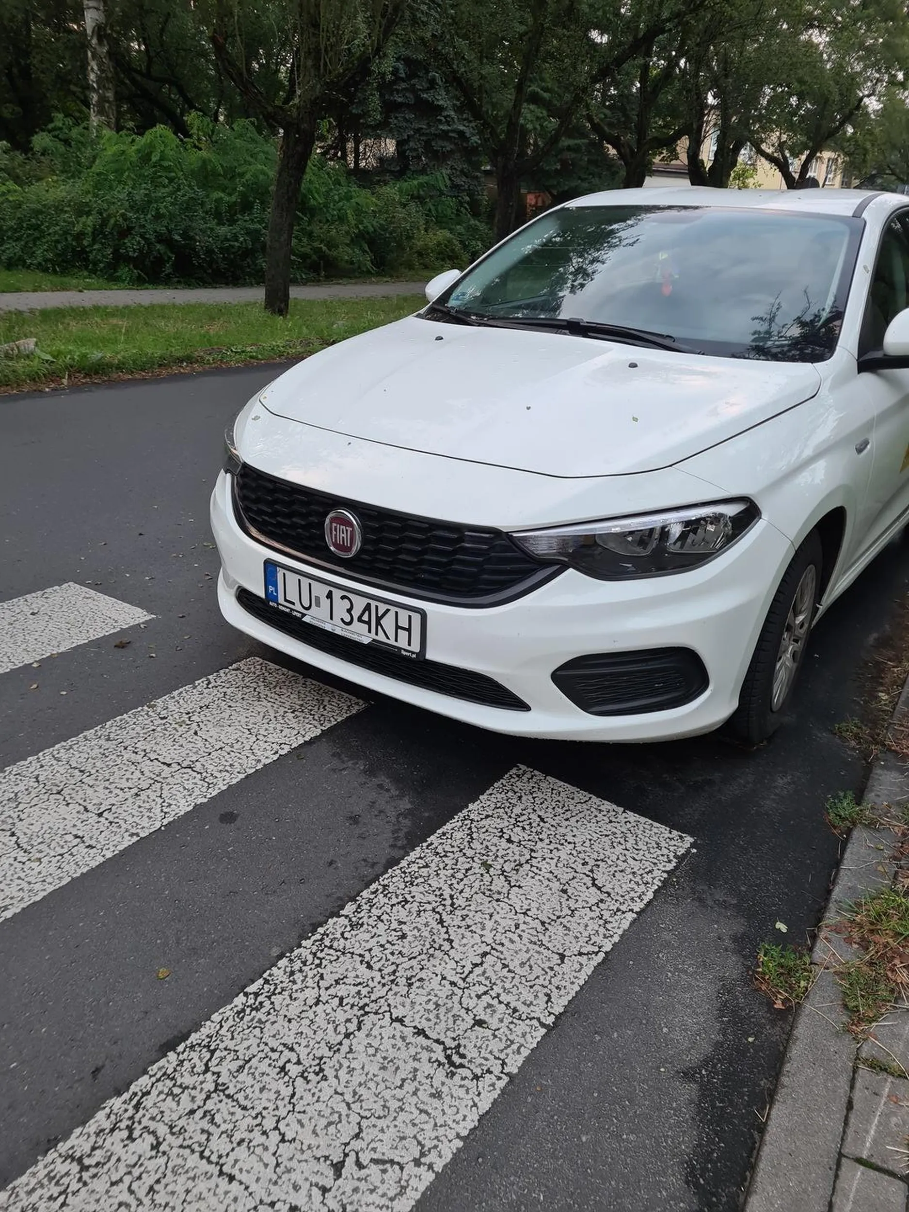 Nie parkuj przed przejściem