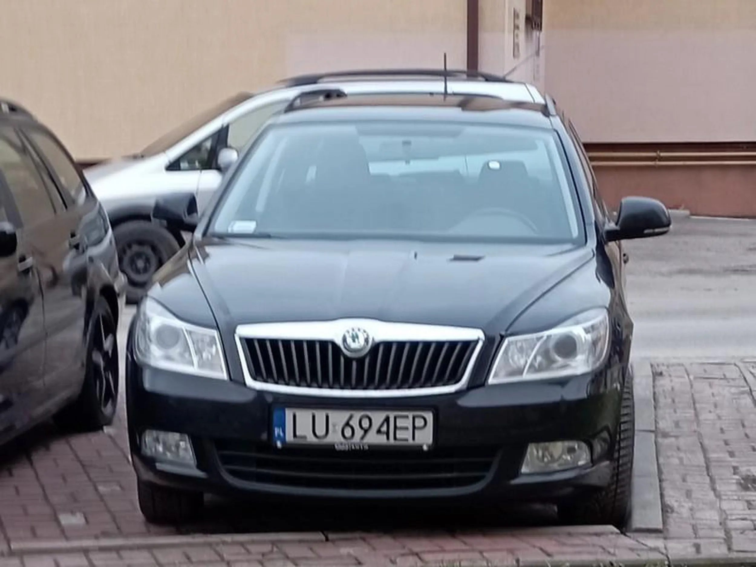Najpierw parkuje na zakazie a następnie na prywatnym parkingu. Tępa dzido naucz się czytać. Ps Fajnie się drapało karne kutasy?