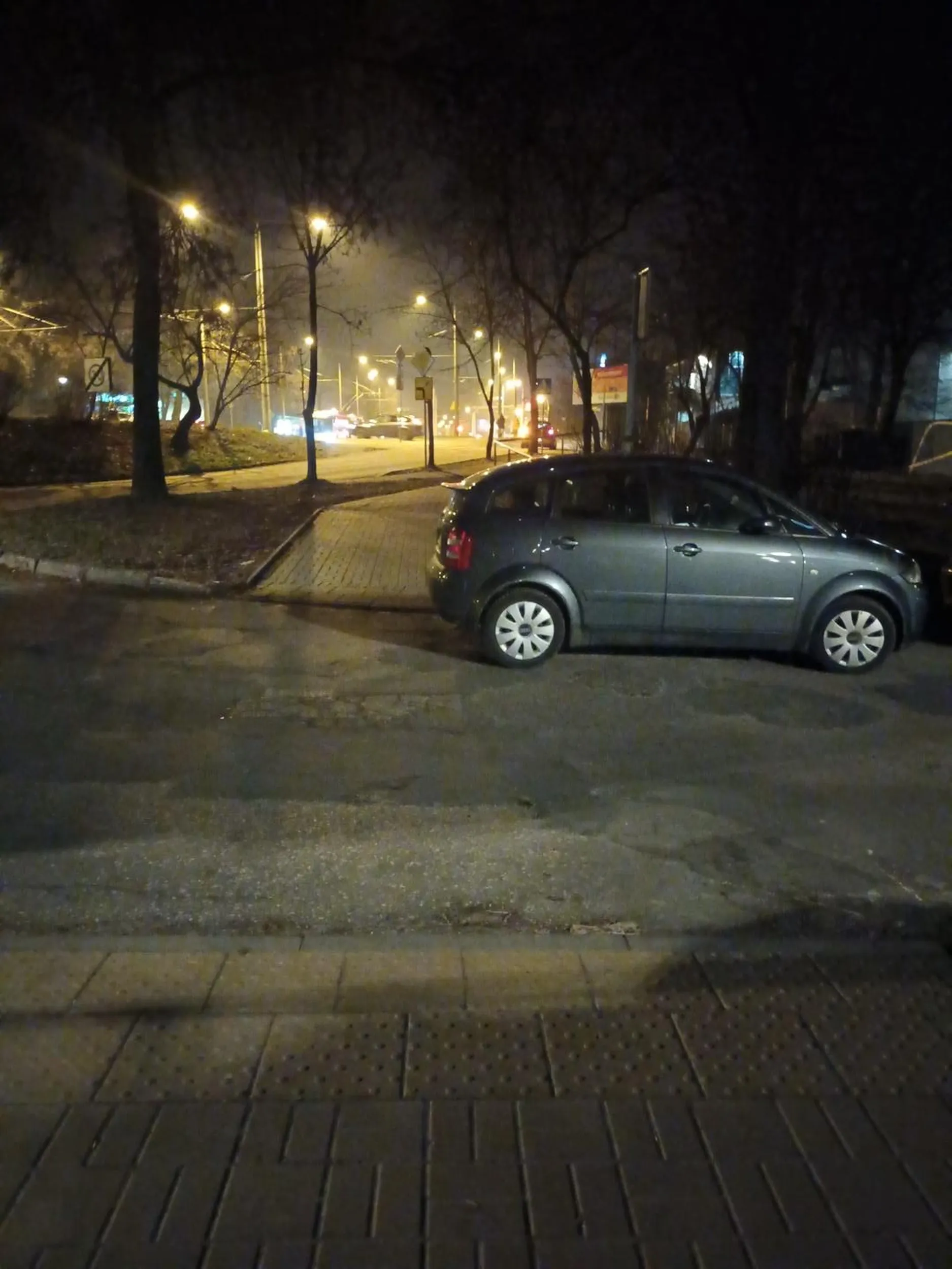 PROSTAK!! STAJE NA SRODKU PRZEJSCIA DLA PIESZYCH