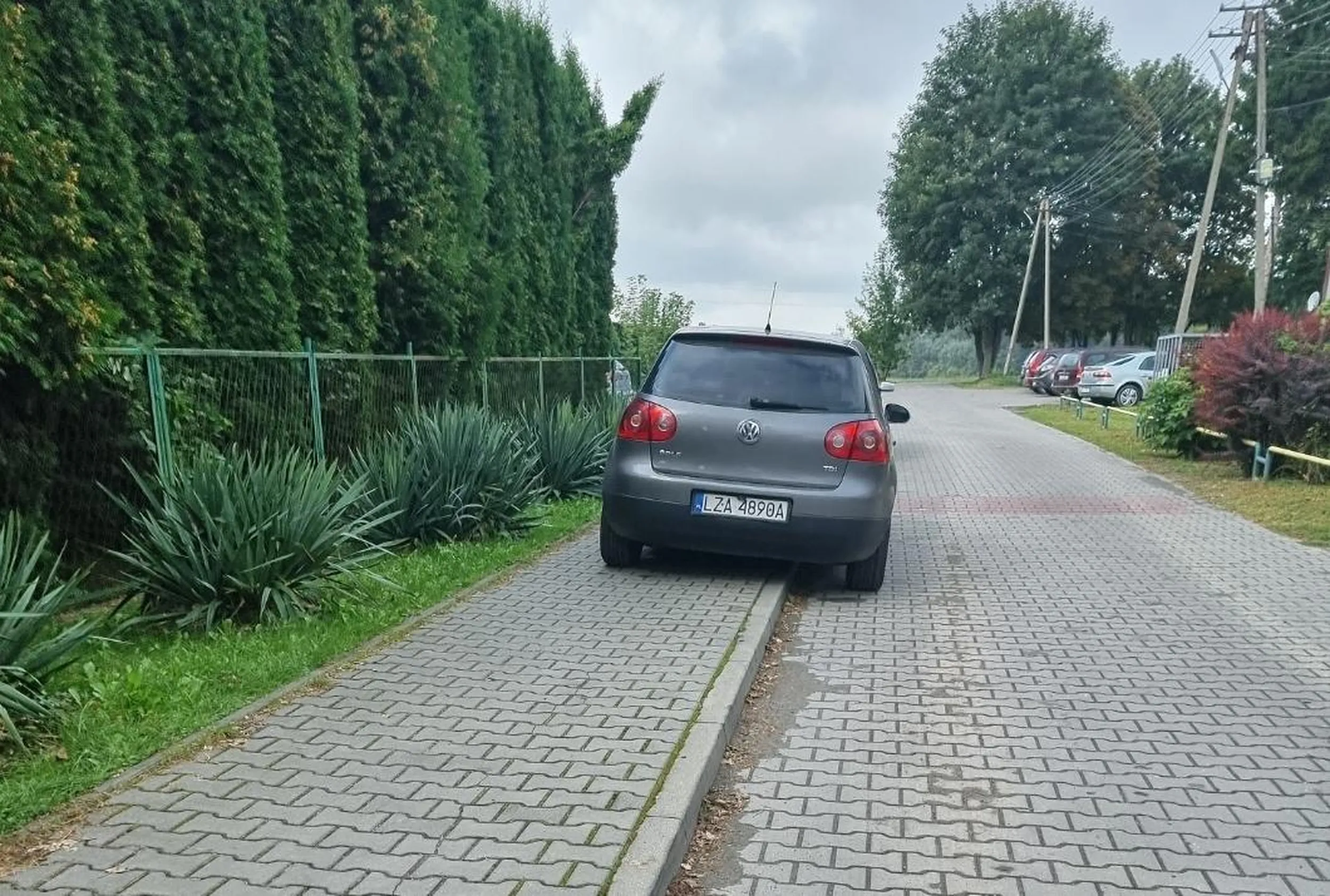 Jeśdzi jak wariatka i parkuje jak nie normalna.