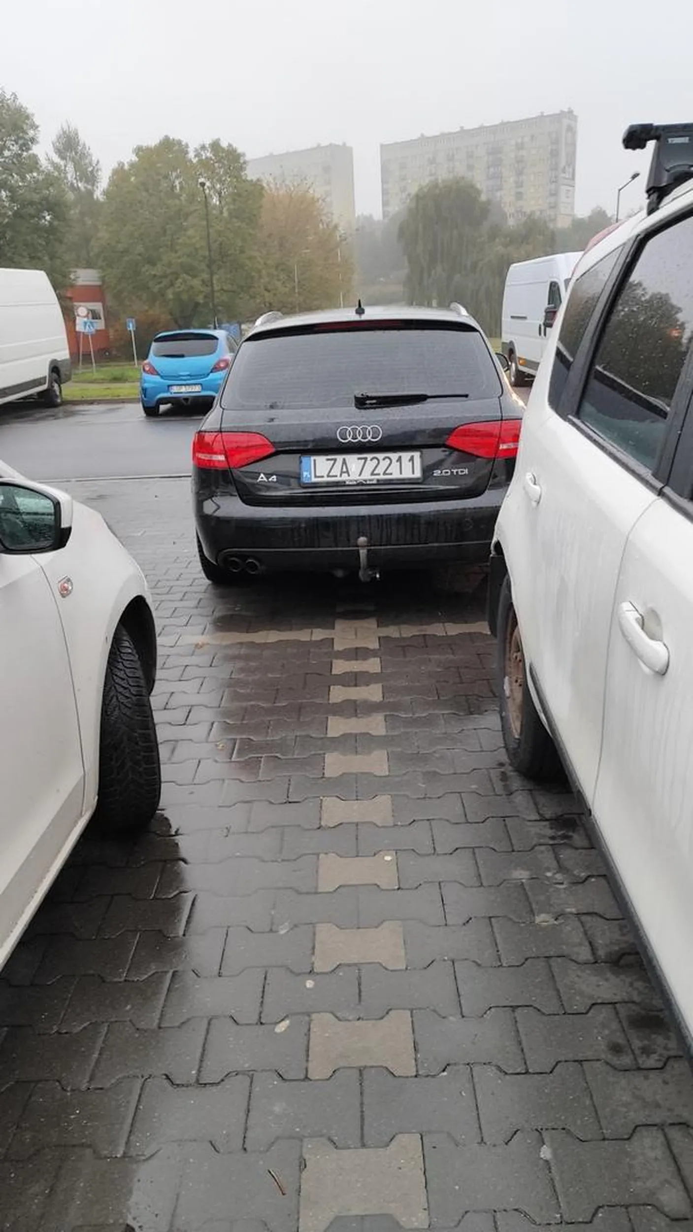 Nie polecam, parkuje jak ostatnia świnia przy sklepie