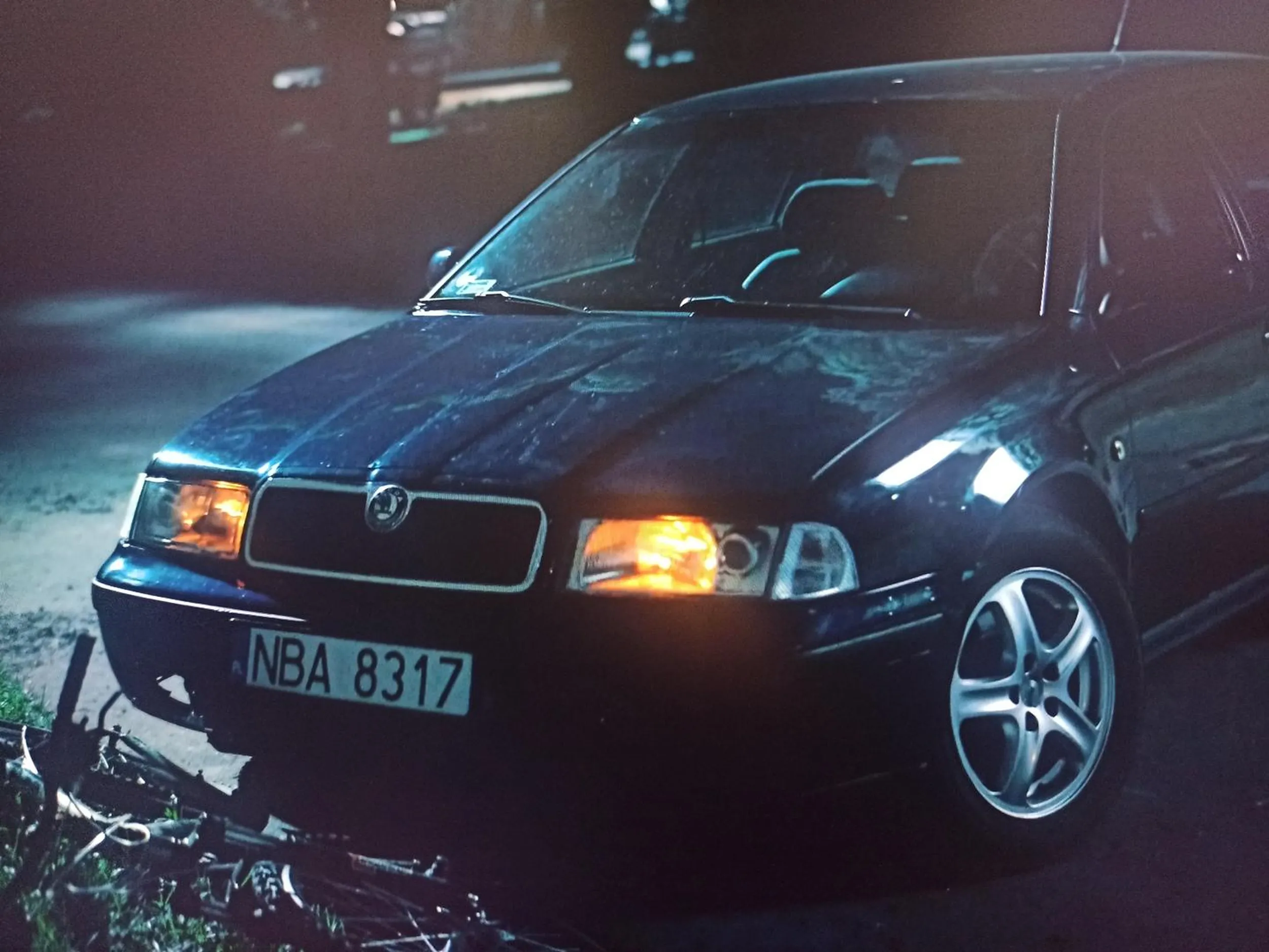 Chlop Skodą przejechał mi rower w środku nocy!  Jestem Daniel zarzycki i jest mi przykro z tego powodu.