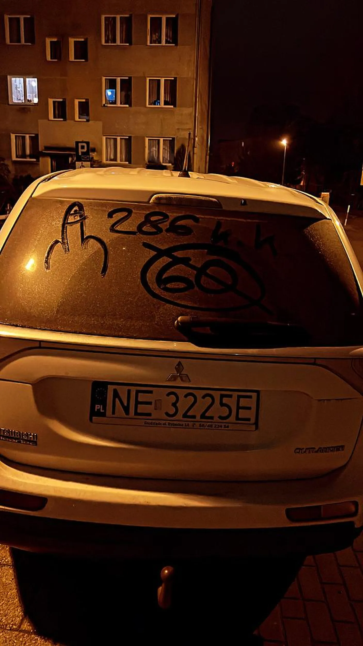 łamanie zakazu parkowania