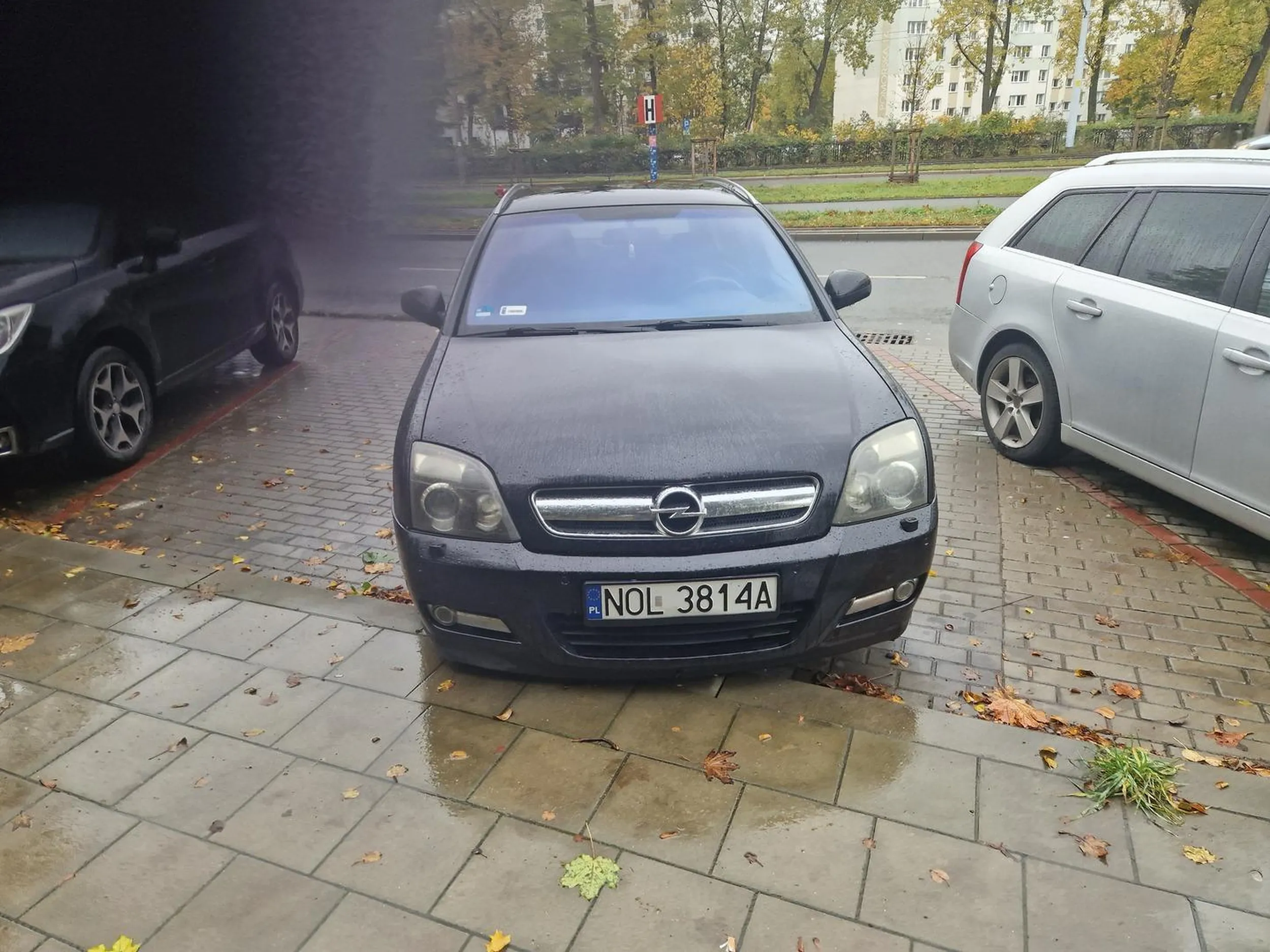 Mistrz parkowania - 2 miejsca wolne, staje idealnie na środku. Chamstwo spod Olsztyna przyjechało