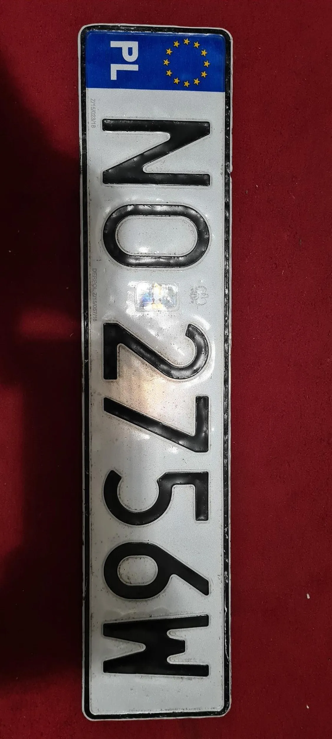 Znaleziono tablice rejestracyjna !!! Kontakt telefoniczny 506510678