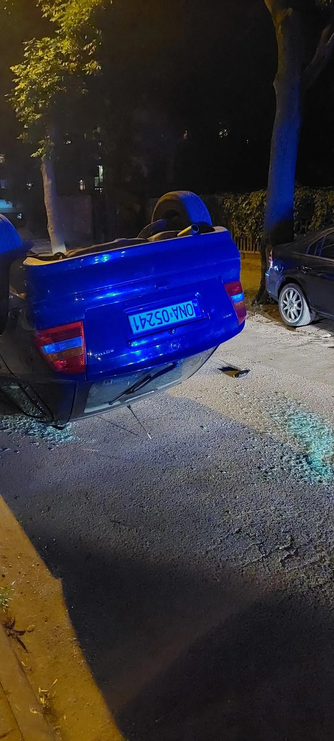 22:30 pod blokiem przy ul. Suchej 2/4 w Łodzi