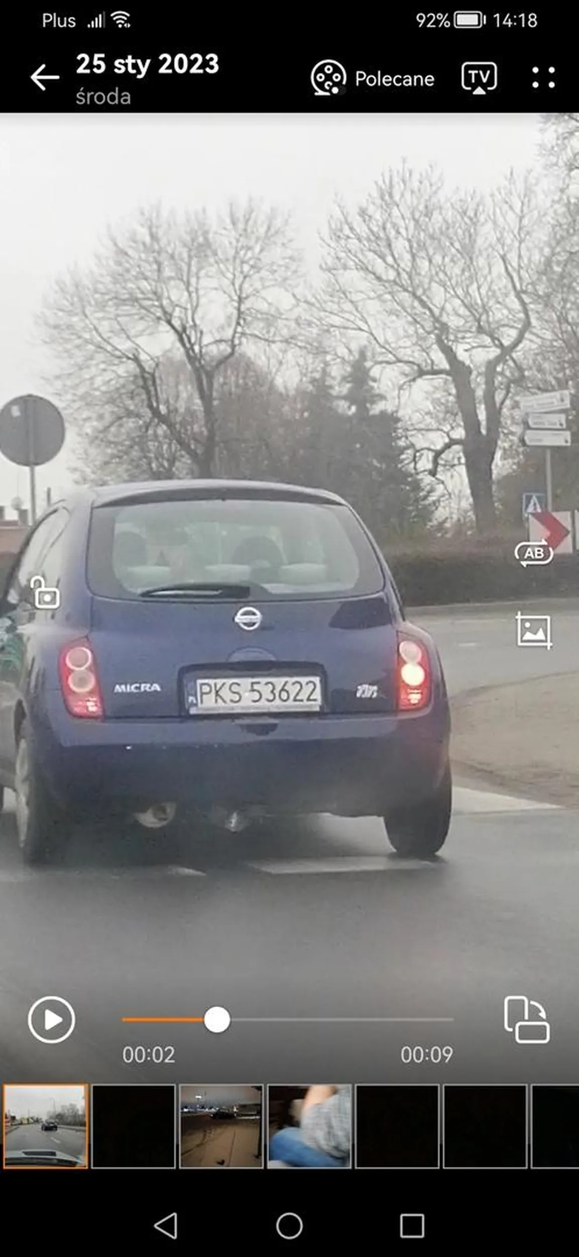 Na przejściu jak ktoś przechodził gość nieprzemuśćił i się wpieprzył na pasy