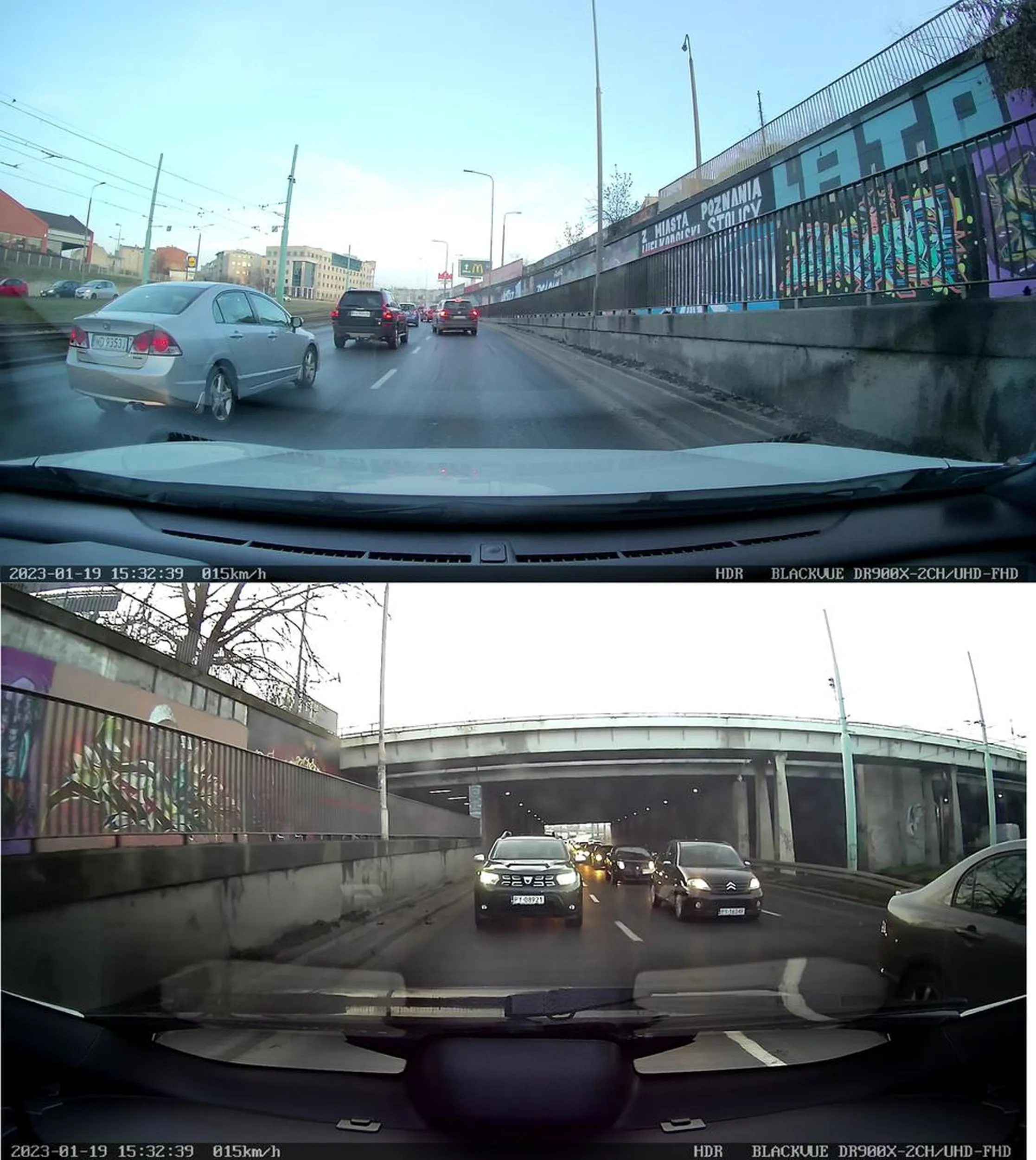 Spokojna jazda w korku w oddali ukazuje się uszkodzony samochód na prawym pasie więc samochody jeden za drugim na zamek zmieniają pas na środkowy. Okazuje się, że dla Pani w szarej hondzie w niesmak taka uprzejmość i postanawia dodać gazu mimo iż miejsca miałem sporo by wykonać manewr. Gratuluję Pani, otrzymuje Pani tytuł bambery roku.