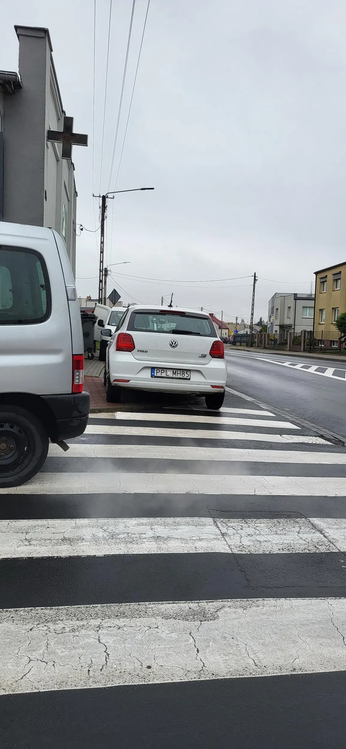 Stęszew biedronka. Zero widoczności... bez komentarza.