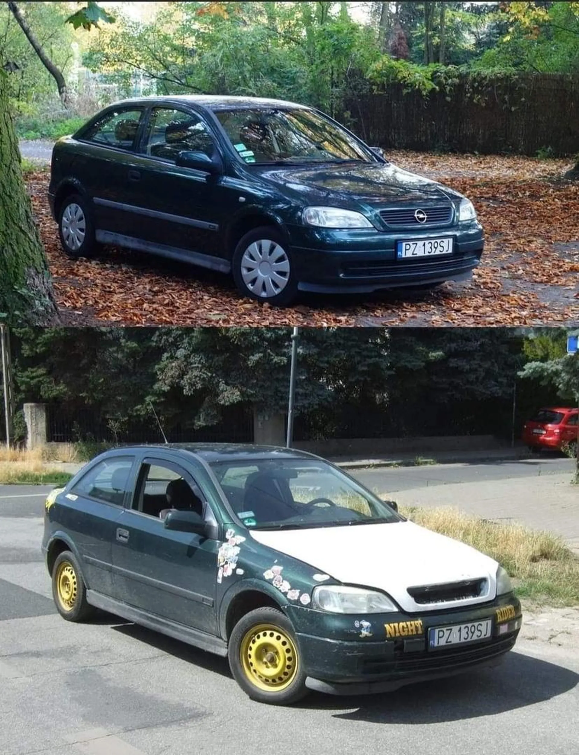 chłop o zmyśle estetycznym Michała Anioła tak spierdolił astrę i jeszcze się tym chwali w internecie XDDDDDD