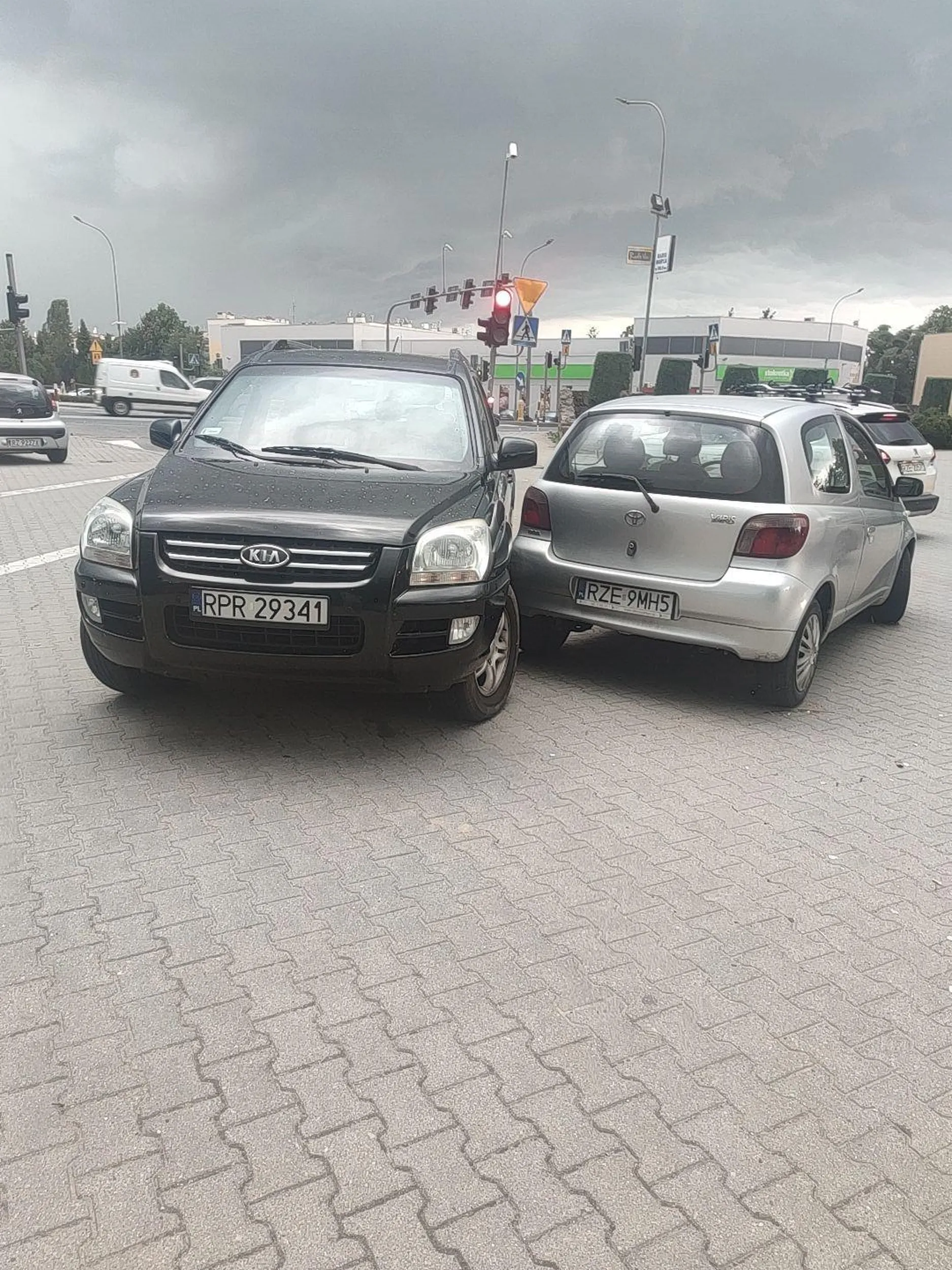 Pojazd brał udział w kolizji