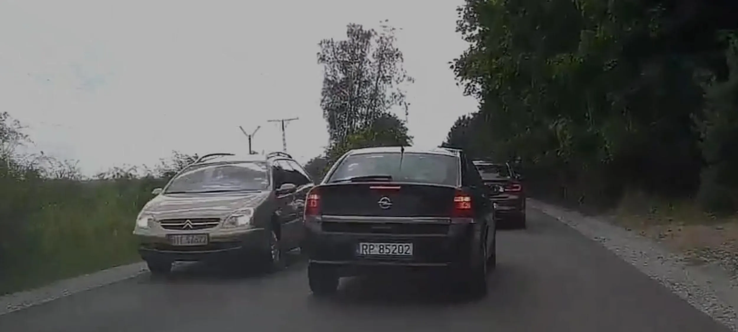 Kretyn wyprzedzał na czołówkę 6 lipca 2023 na drodze między Krynicą Morską a Sztutowem.