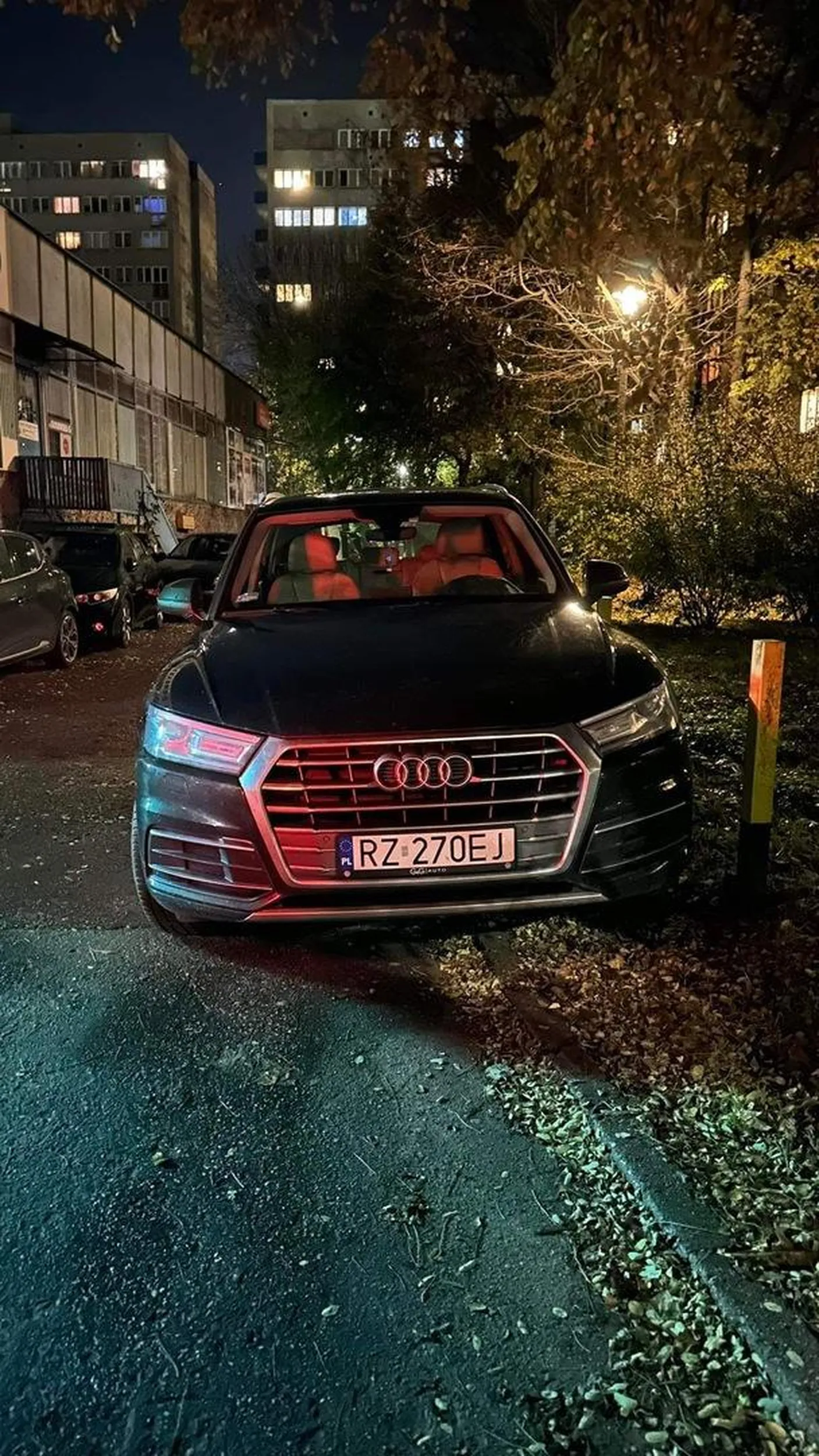 Pan/Pani nie wie ze parkuje się tylko w wyznaczonych miejscach a nie tak ze przejechać się ledwo da?