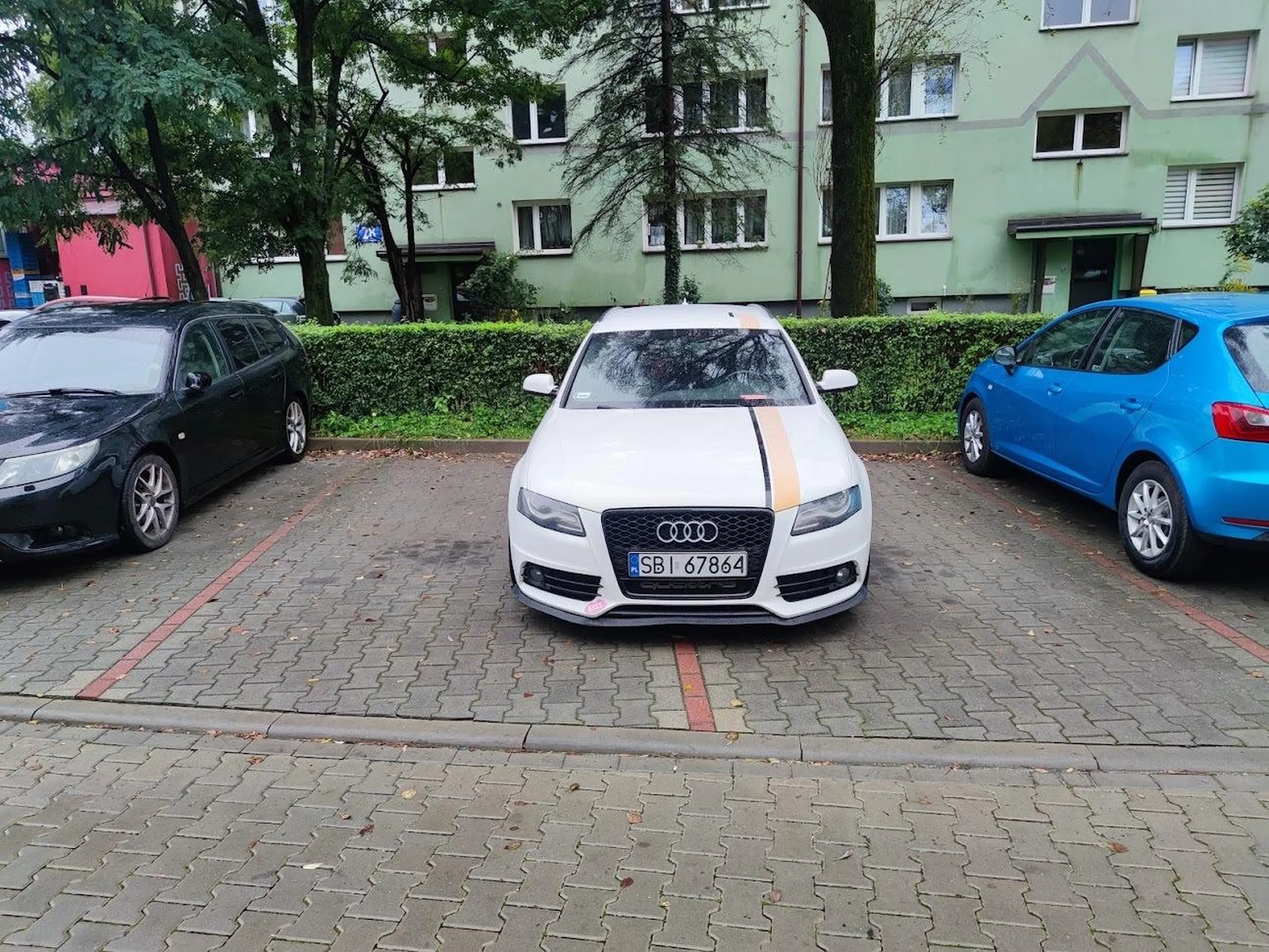 idealnie pośrodku, godna podziwu precyzja