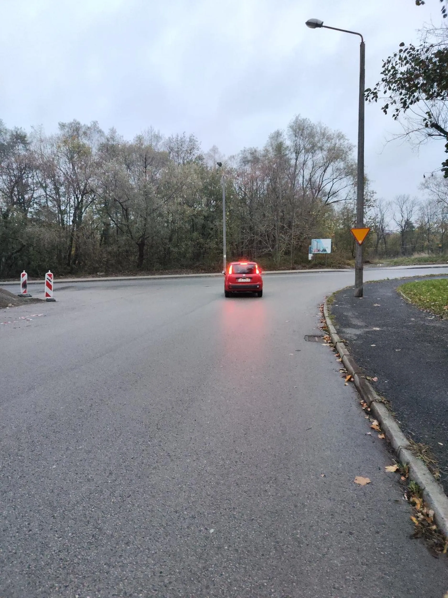 Zdjęcie zrobiłem zaraz po tym jak kierujący przejechał bezpośrednio przede mną i moim psem na przejściu dla pieszych.