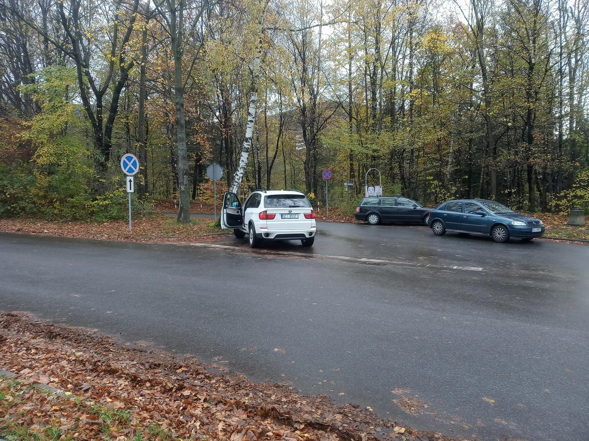 Zatrzymał się na skrzyżowaniu, blokując ruch, zostawił otwarty samochód z uruchomionym silnikiem, po to aby zrobić zdjęcia nieprawidłowo zaparkowanym pojazdom i zadzwonić na straż miejską.