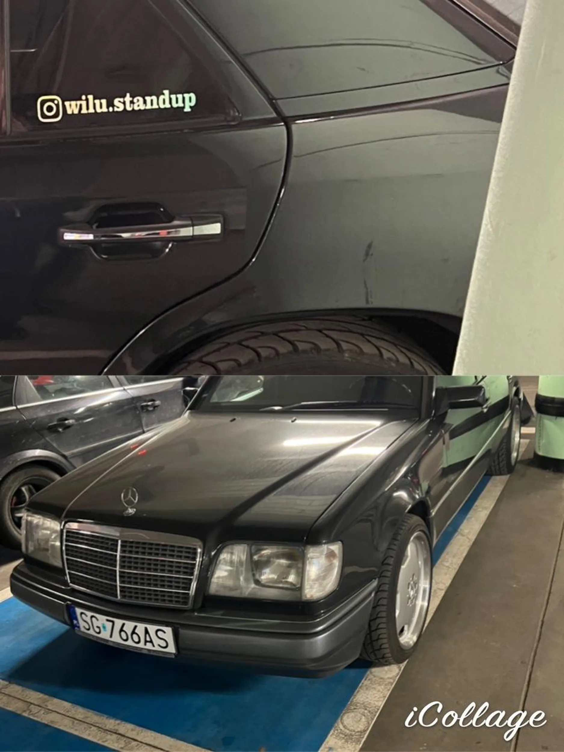 Średnio mądre parkować na miejscu dla niepełnosprawnych bez pozwolenia autem oklejonym swoją nazwą na instagramie ;) A po obejrzeniu zdjęć na instagramie można stwierdzić, że przydałby Ci się spacerek czy inna forma cardio….