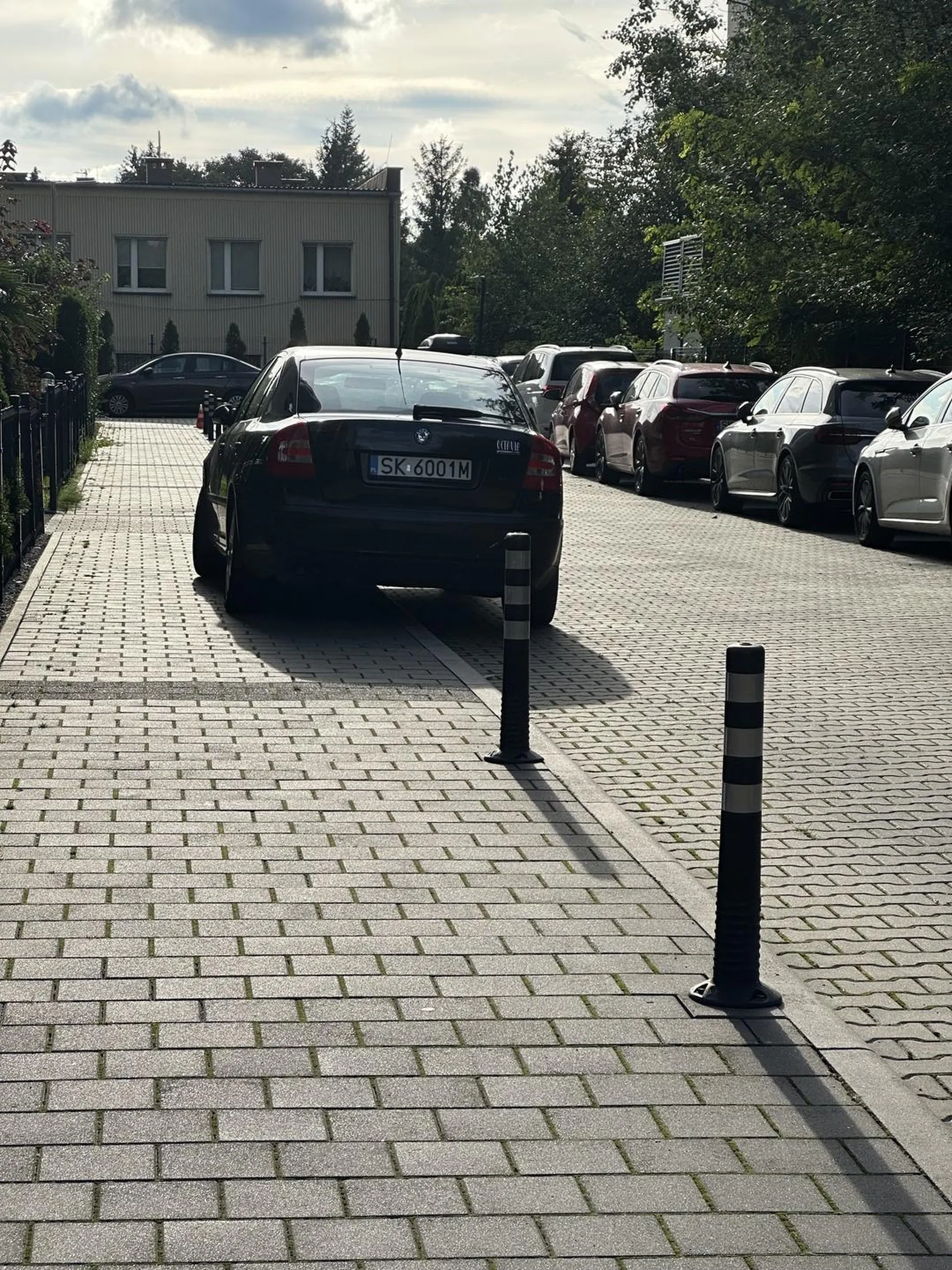 Najpierw parkuje na chodniku, a jak widzi ze robi mu się zdjęcia to biegnie i krzyczy ze wcale nie ma malusienkiego siusiaczka i niczego nie probuje sobie rekompensowac takim parkowaniem