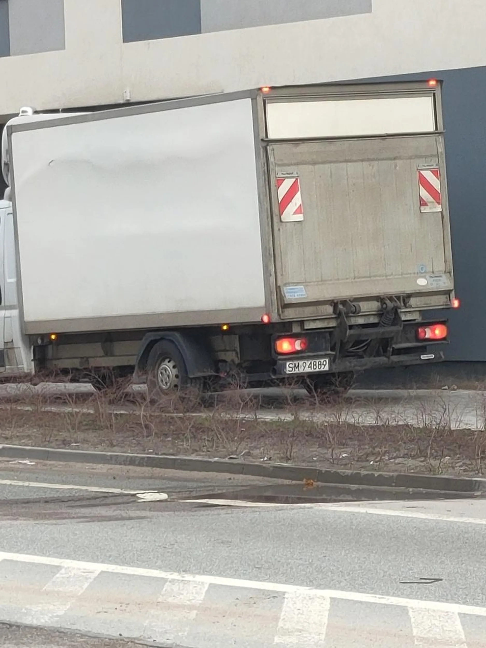 Kutas jeździł po chodniku przy ulicy Posag 7 Panien w Warszawie.