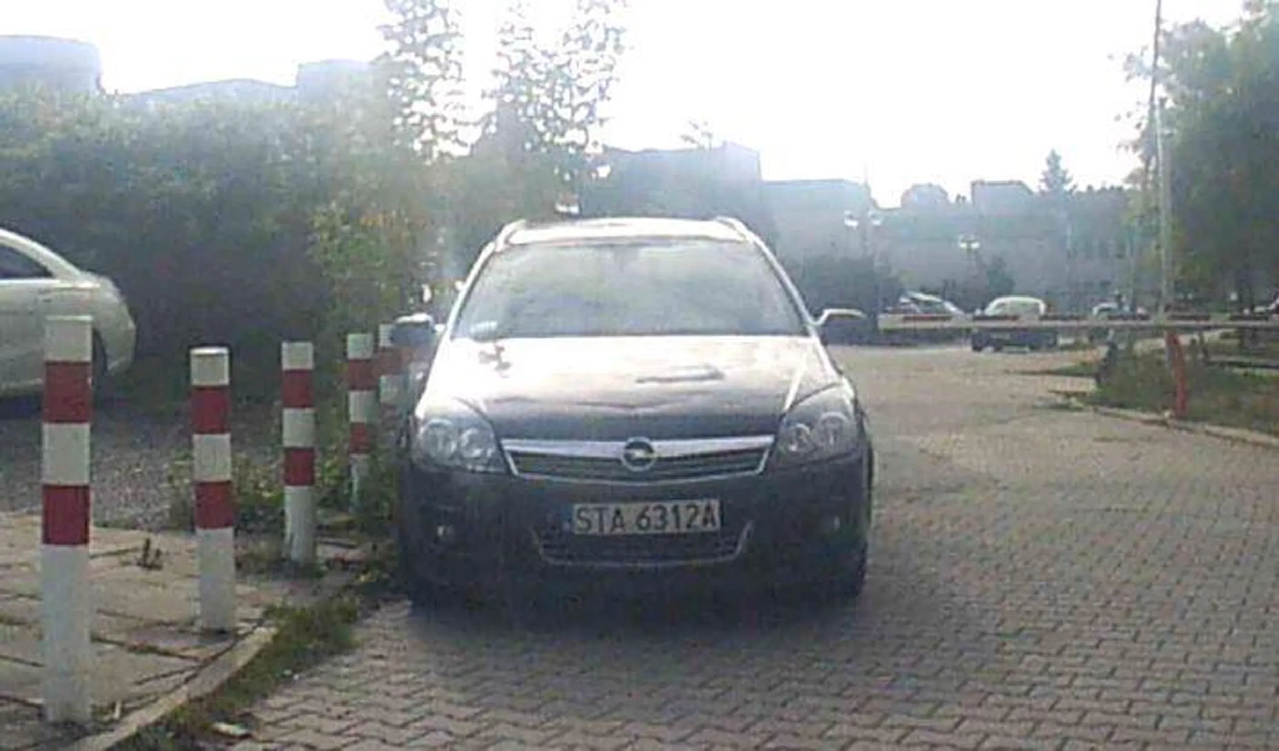 Co tam zakaz parkowania i prywatna droga, co tam zastawianie przejścia obok szlabanu. Patologia zostawia auto wszędzie za darmo po co płacić 5 złotych za parking, świnie nie muszą