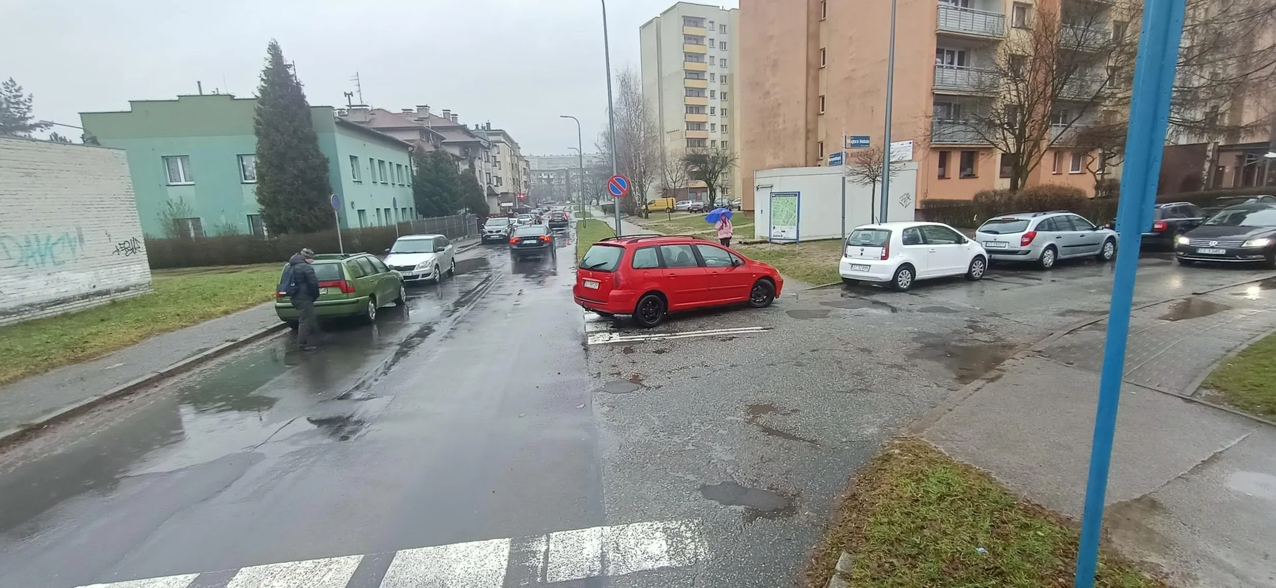 Idealne miejsce na parkowanie.