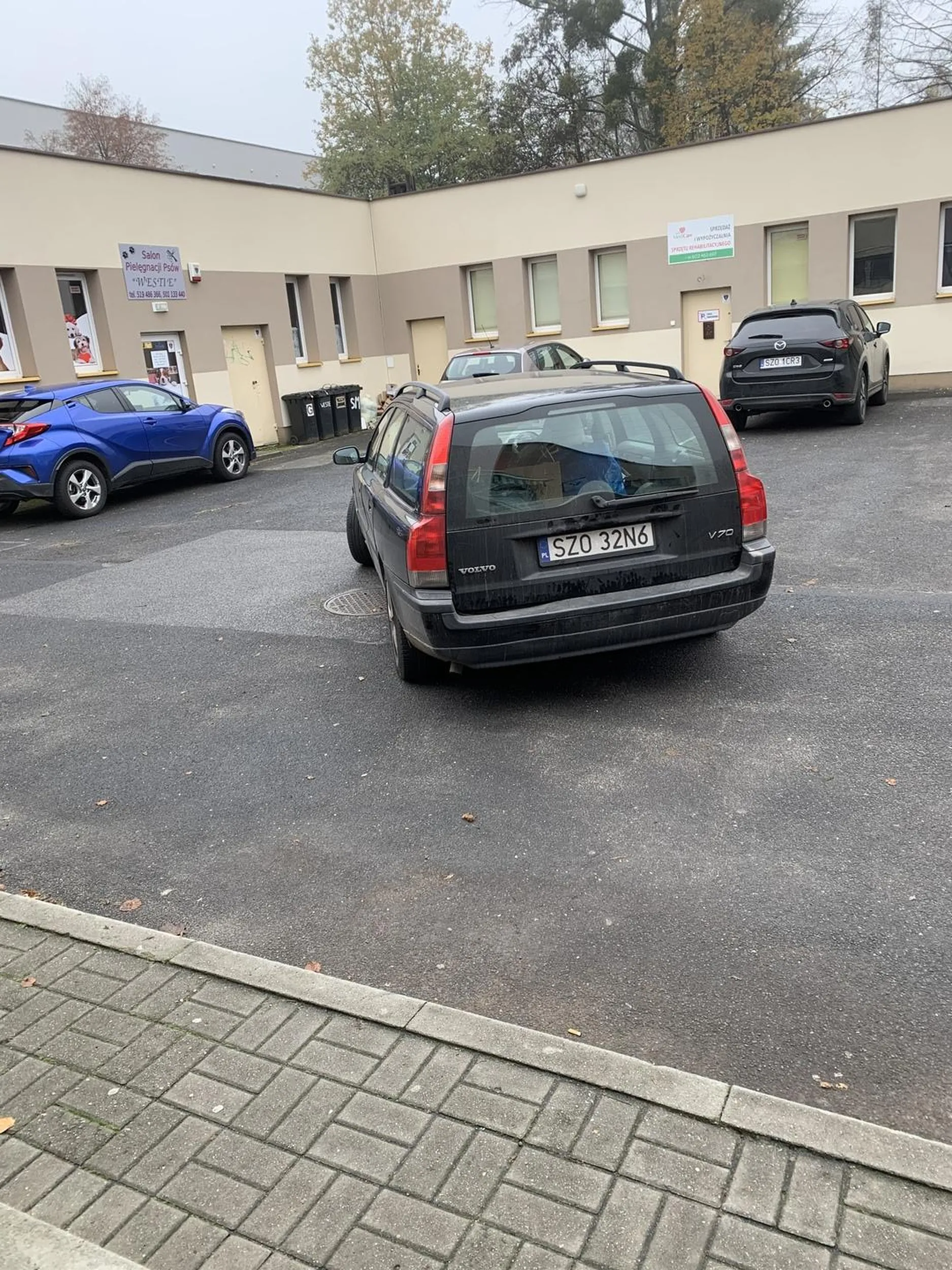 Piękne zaparkowanie