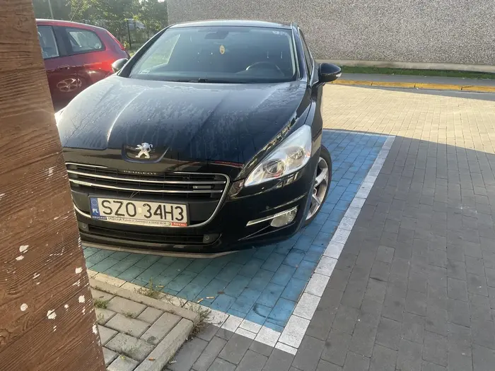 Bachorka do szkoły musi zawieźć, więc staje na miejscu dla niepełnosprawnych. Może wyślę zdjęcie buraka do odpowiednich służb.