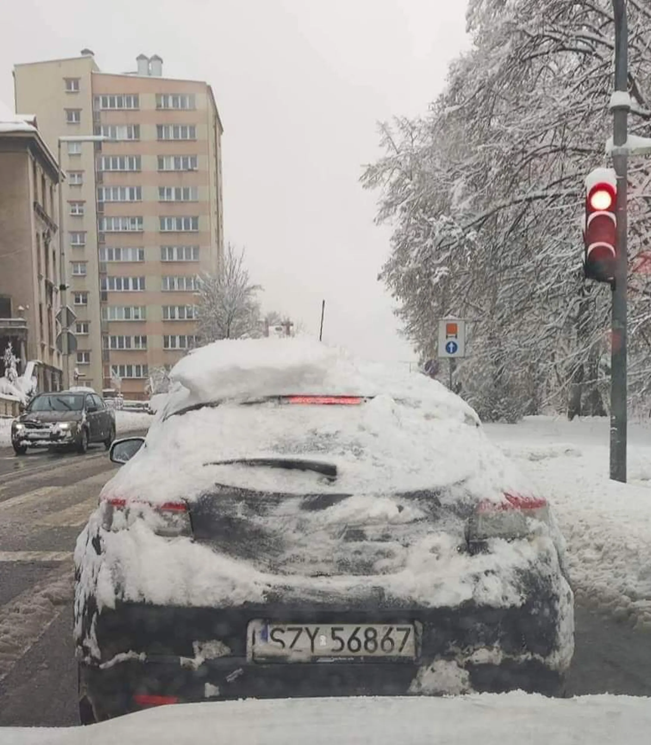 Proszę poćwiczyć trening odśnieżania