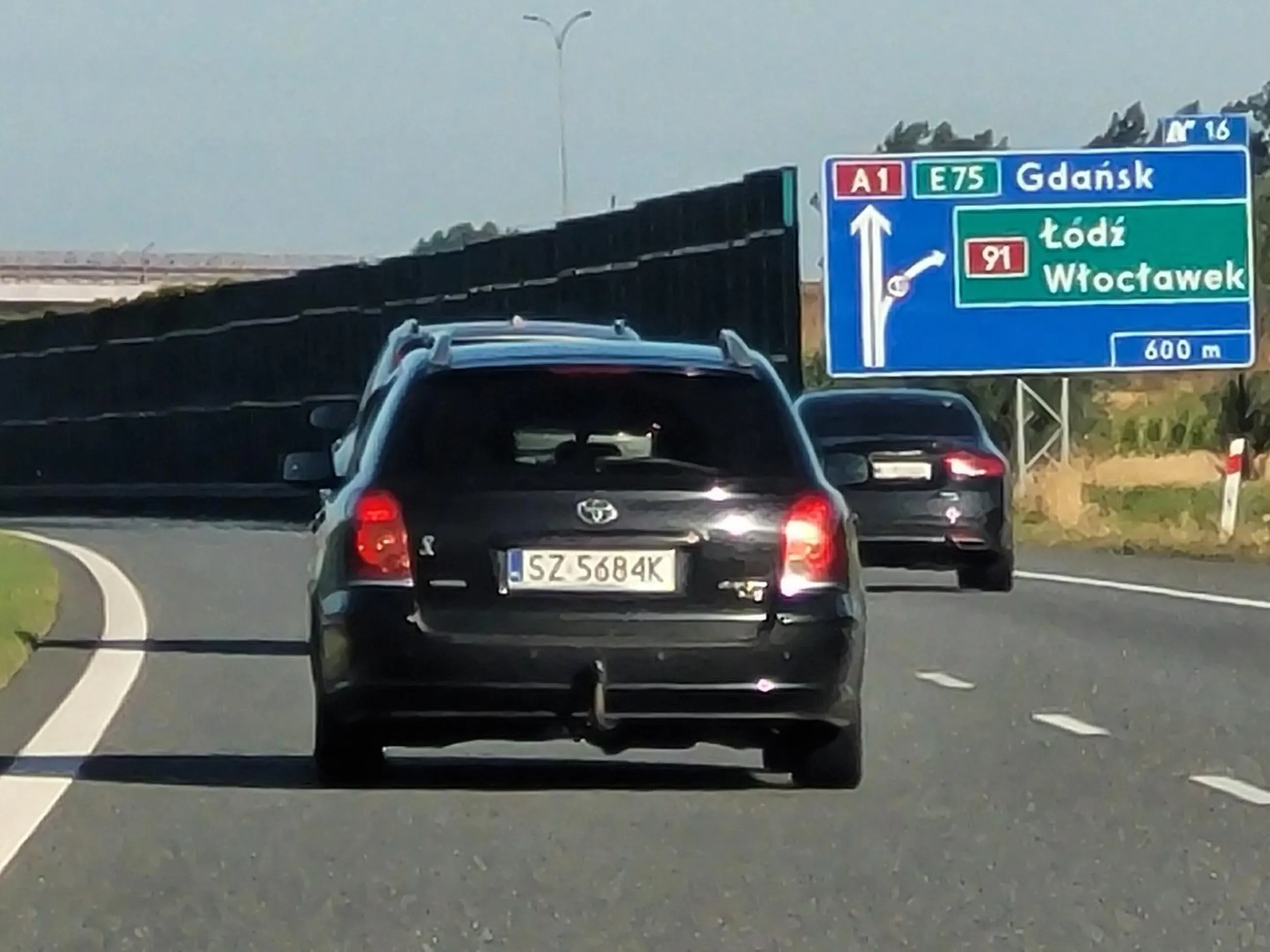 Niebezpiecznie się zachowywał na autostradzie A1. Slalom między samochodami przy dużej prędkości