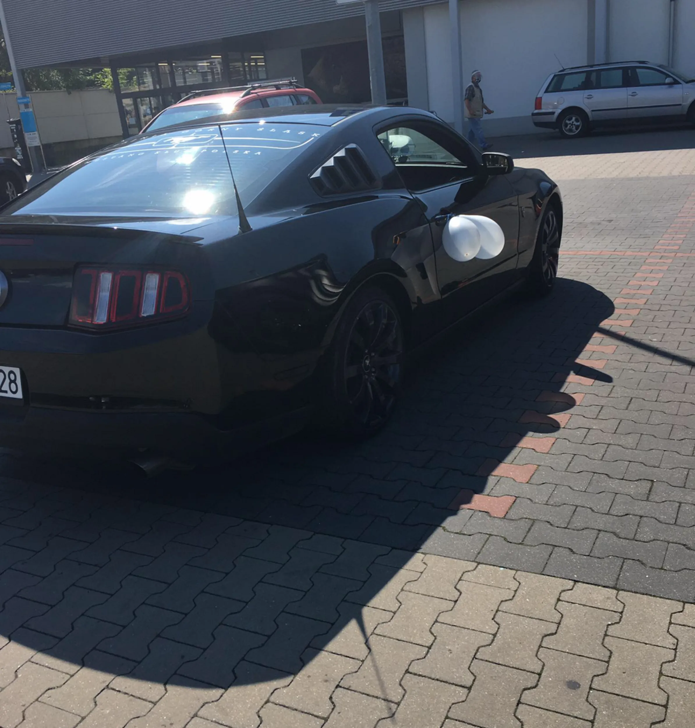 To jakiś młody świrus jest w Mustangu