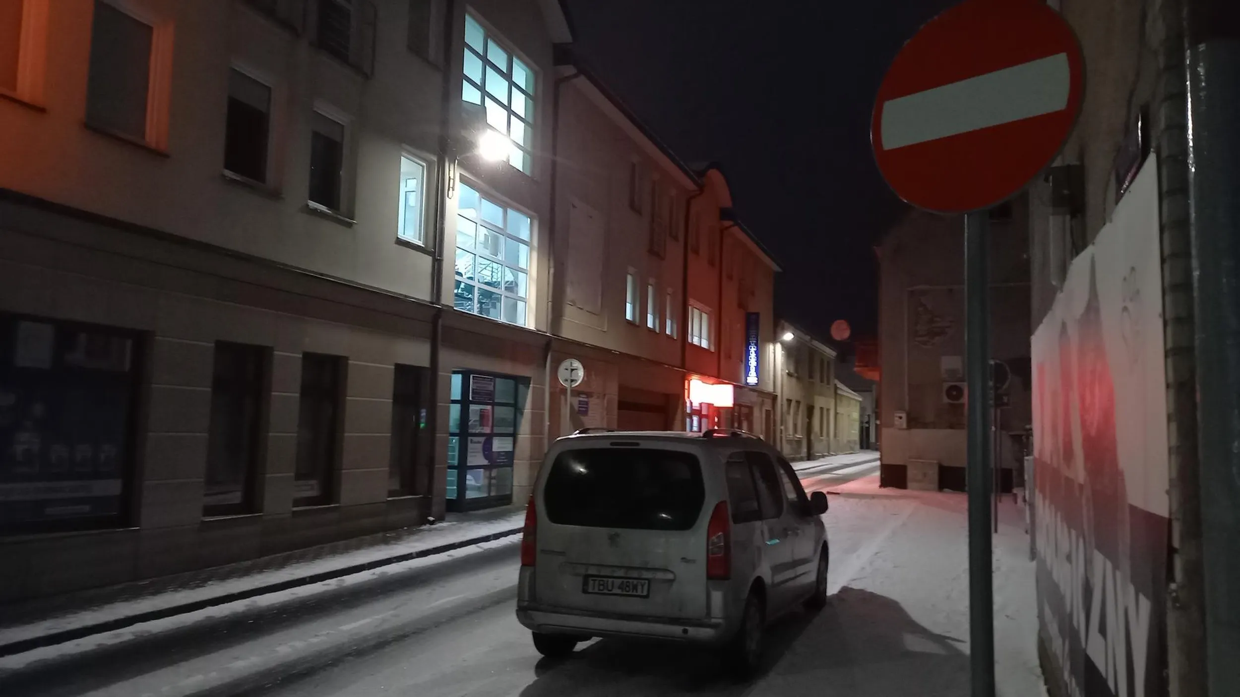 Wjechanie pod zakaz wjazdu.