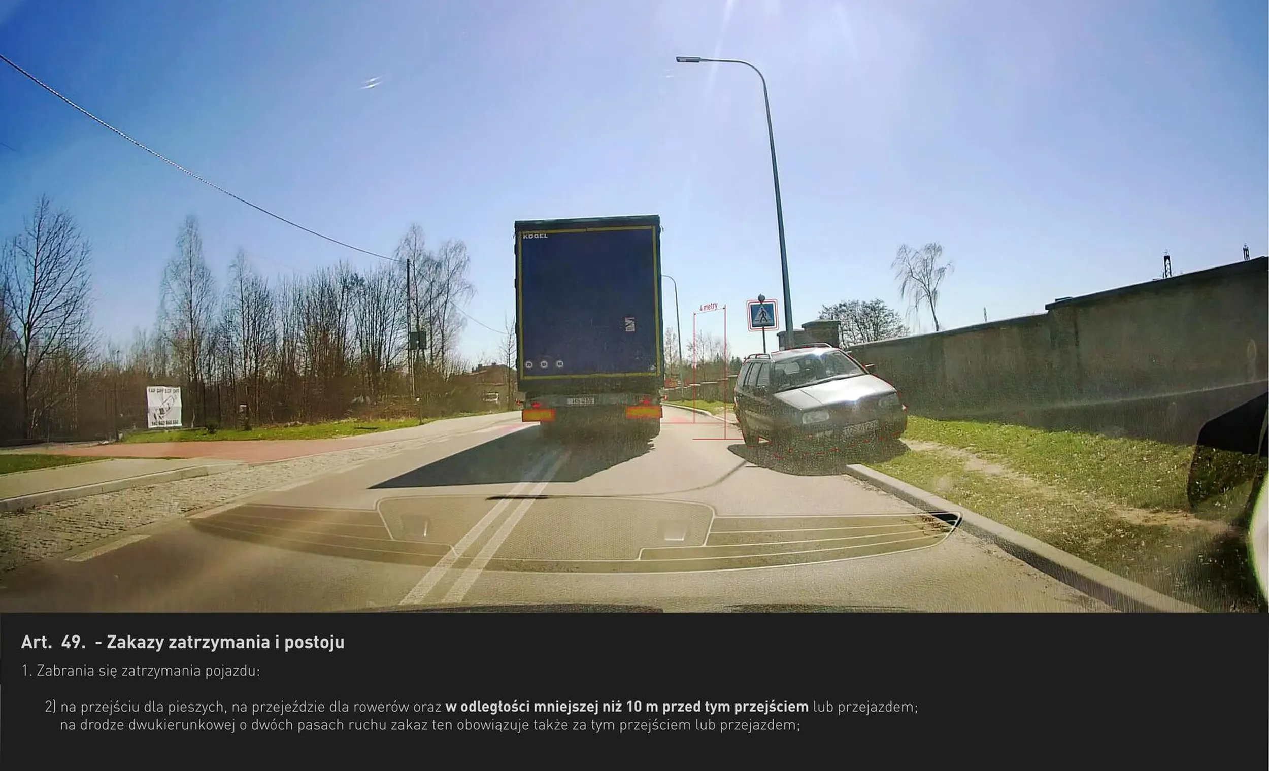 Pewnie jakiś dziadzia sobie skrócił dojście do cmentarza przed bocznym wejściem i zaparkował sobie 4 metry przed przejściem dla pieszych. Nie ważne, że to zasłania obserwację i powoduję bezpośrednie zagrożenie wychodzących tamtędy ludzi. Ważne, że on miał bliżej do wejścia, mimo że główne wejście z miejscami parkingowymi jest oddalone o 50 metrów.